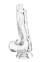 ToyJoy Clear Dildo TPE 16 cm