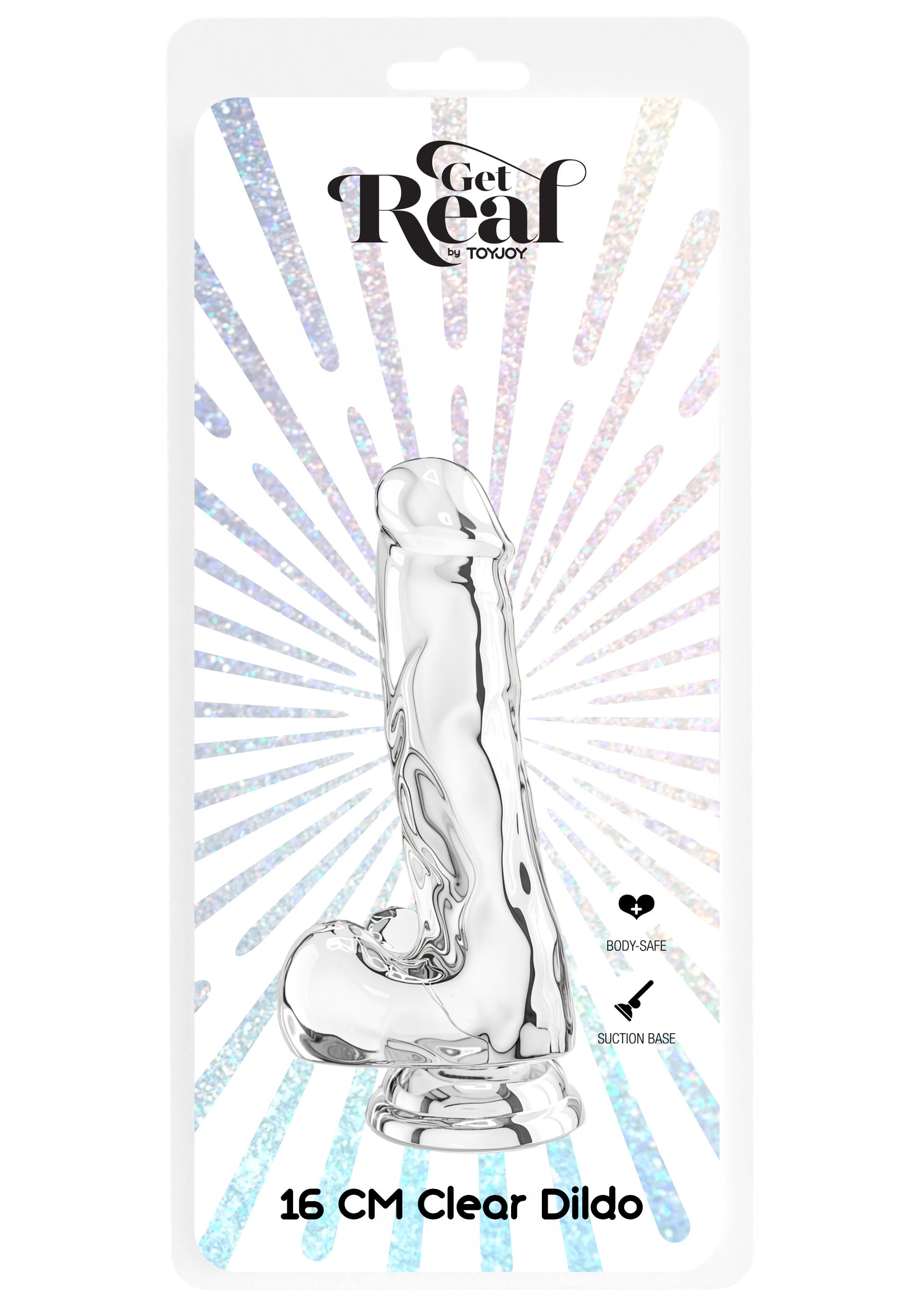 ToyJoy Clear Dildo TPE 16 cm