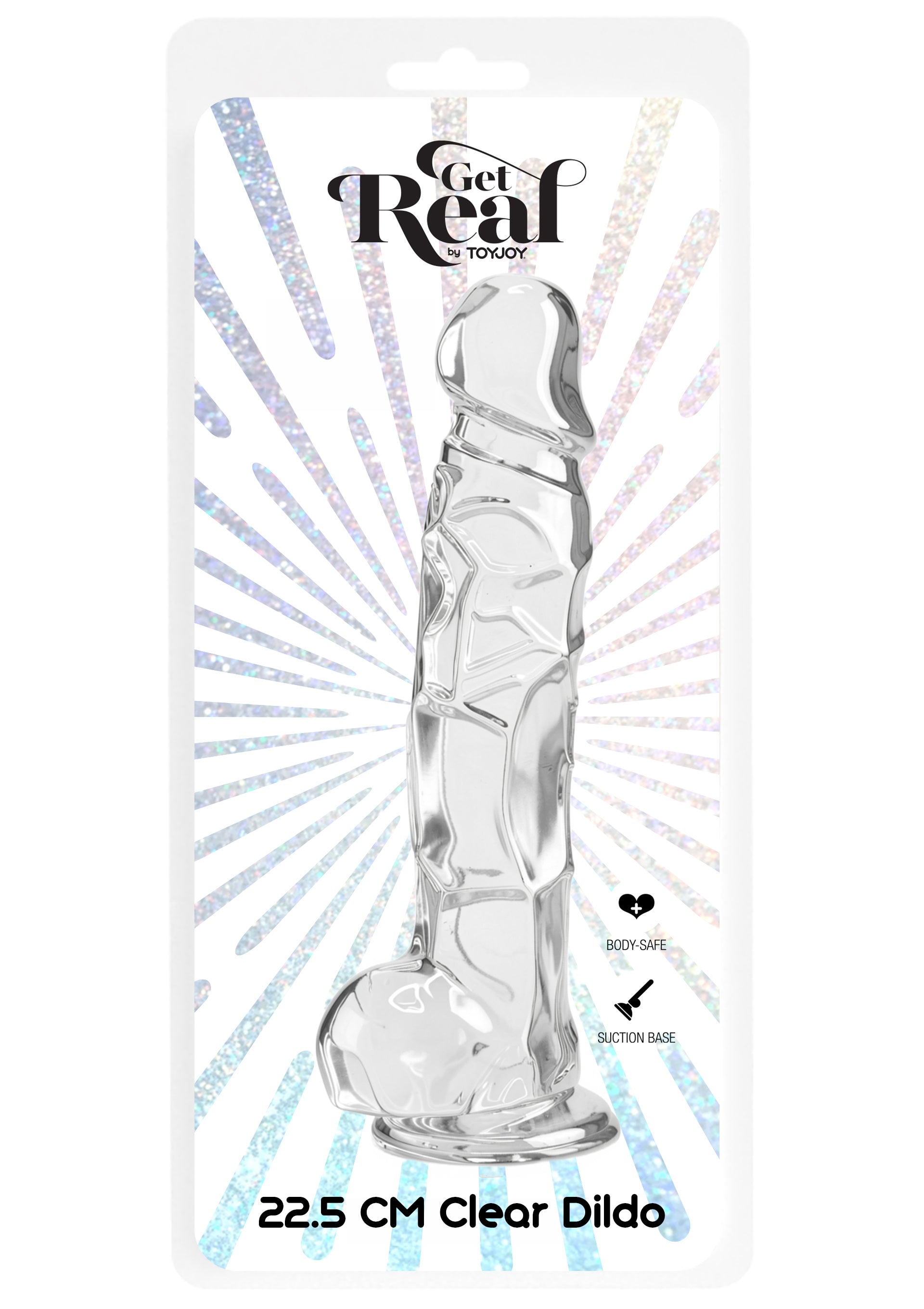 ToyJoy Clear Dildo TPE 22.5 cm