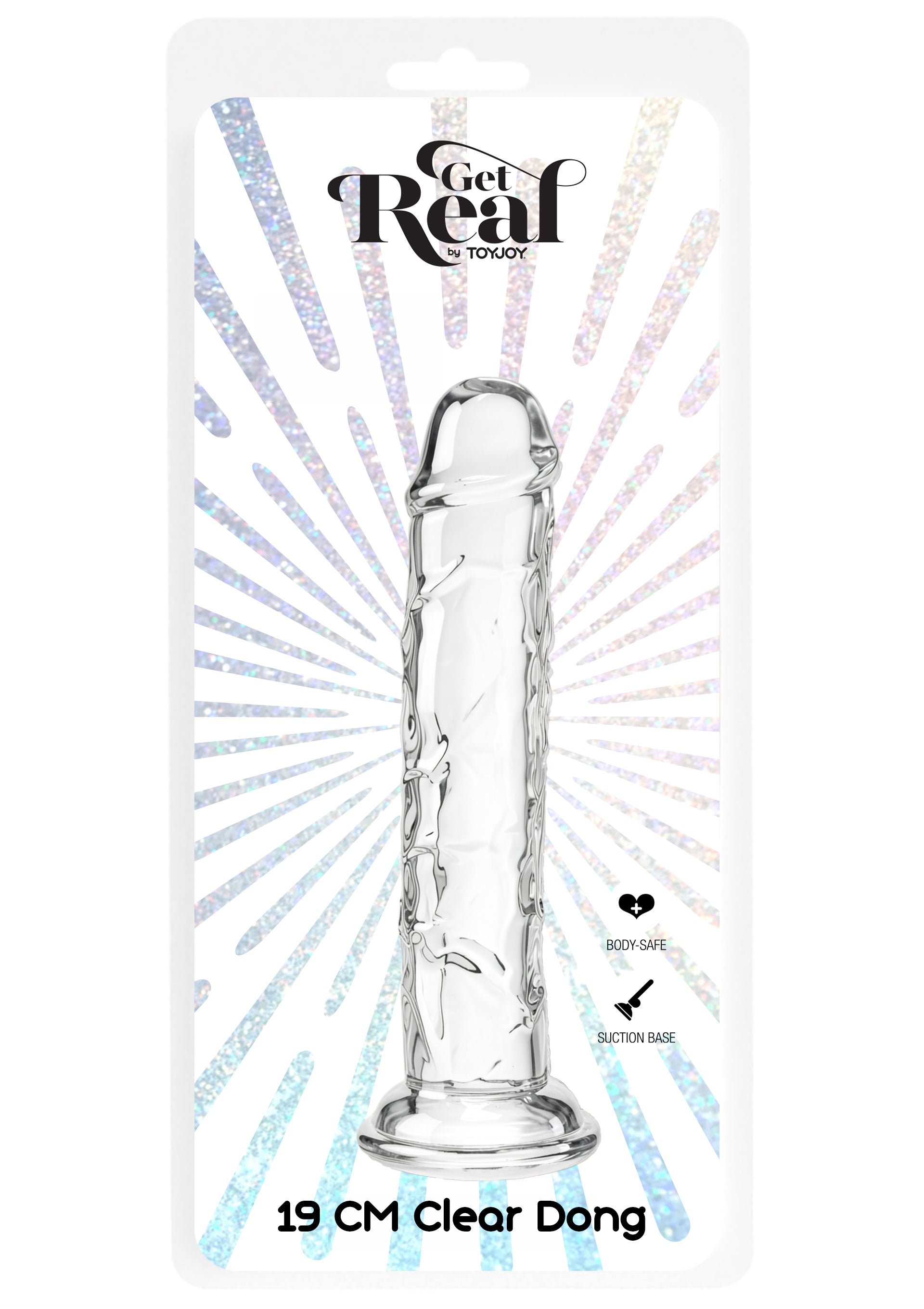 ToyJoy Clear Dong TPE 19 cm