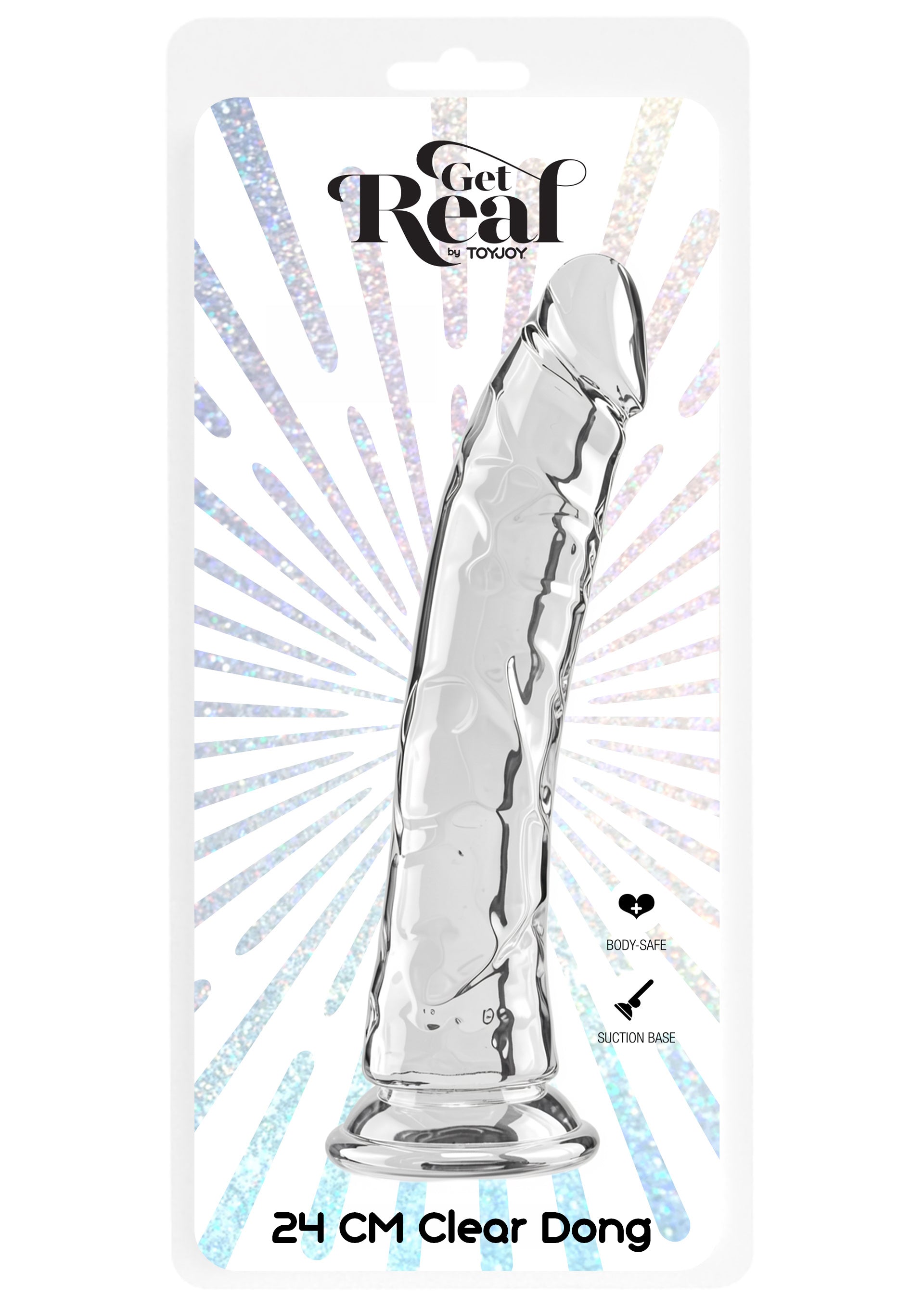 ToyJoy Clear Dong TPE 24 cm