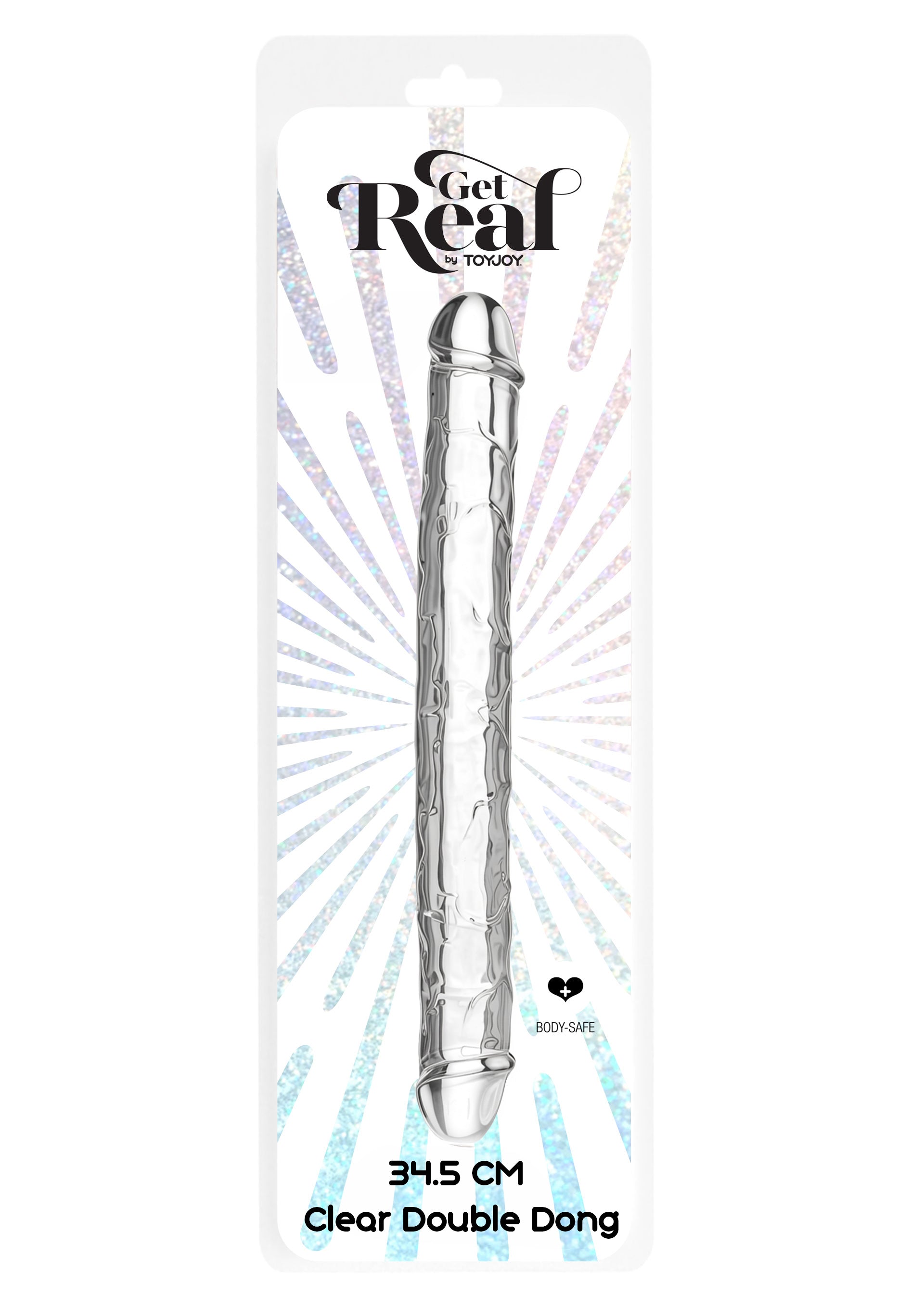 ToyJoy Clear Double Dong TPE 34.5 cm