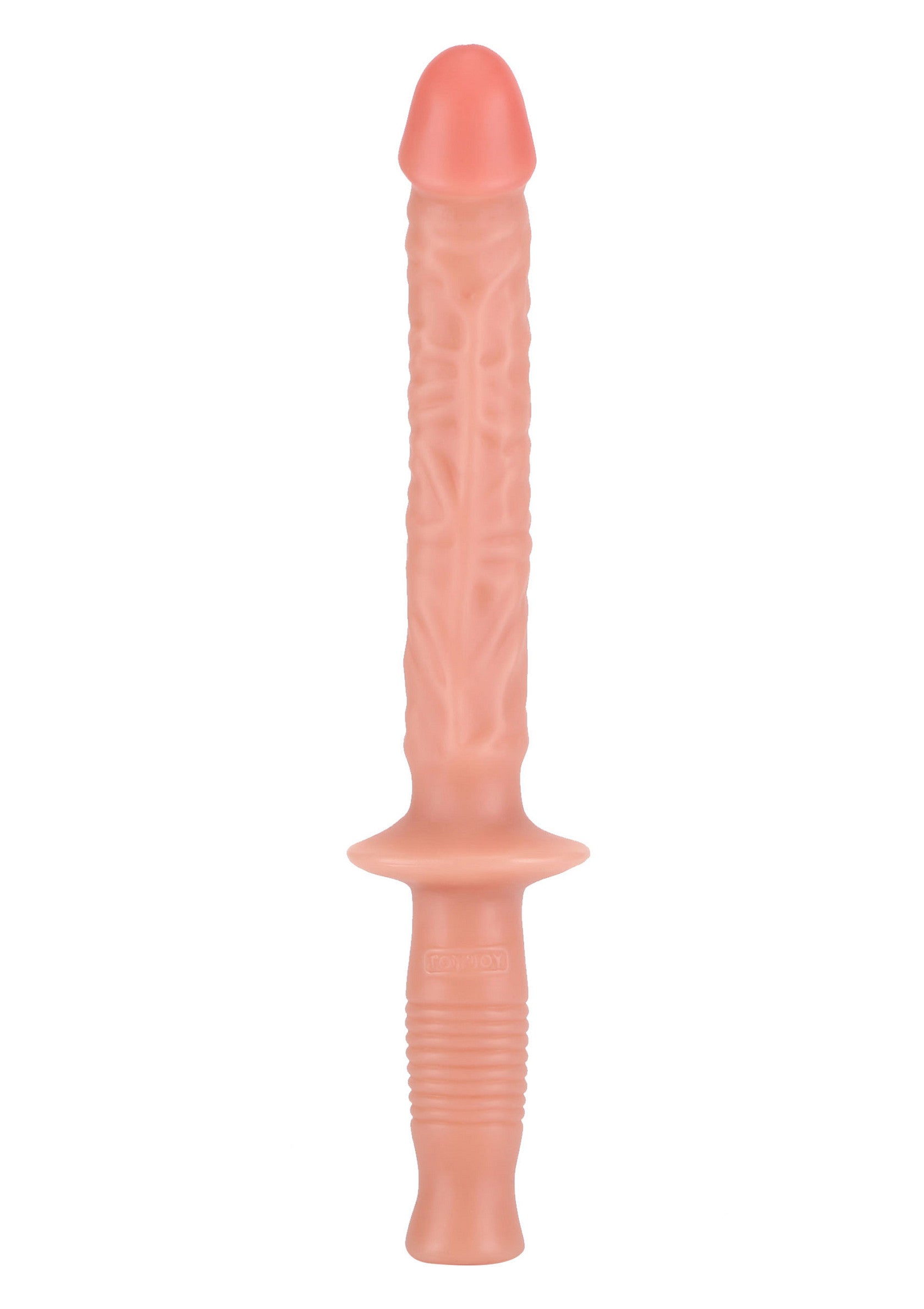 Gode réaliste rose avec poignée pour une prise en main facile et un plaisir intense.; Roze realistische dildo met handvat voor gemakkelijke grip en intens plezier.; Pink realistic dildo with handle for easy grip and intense pleasure.