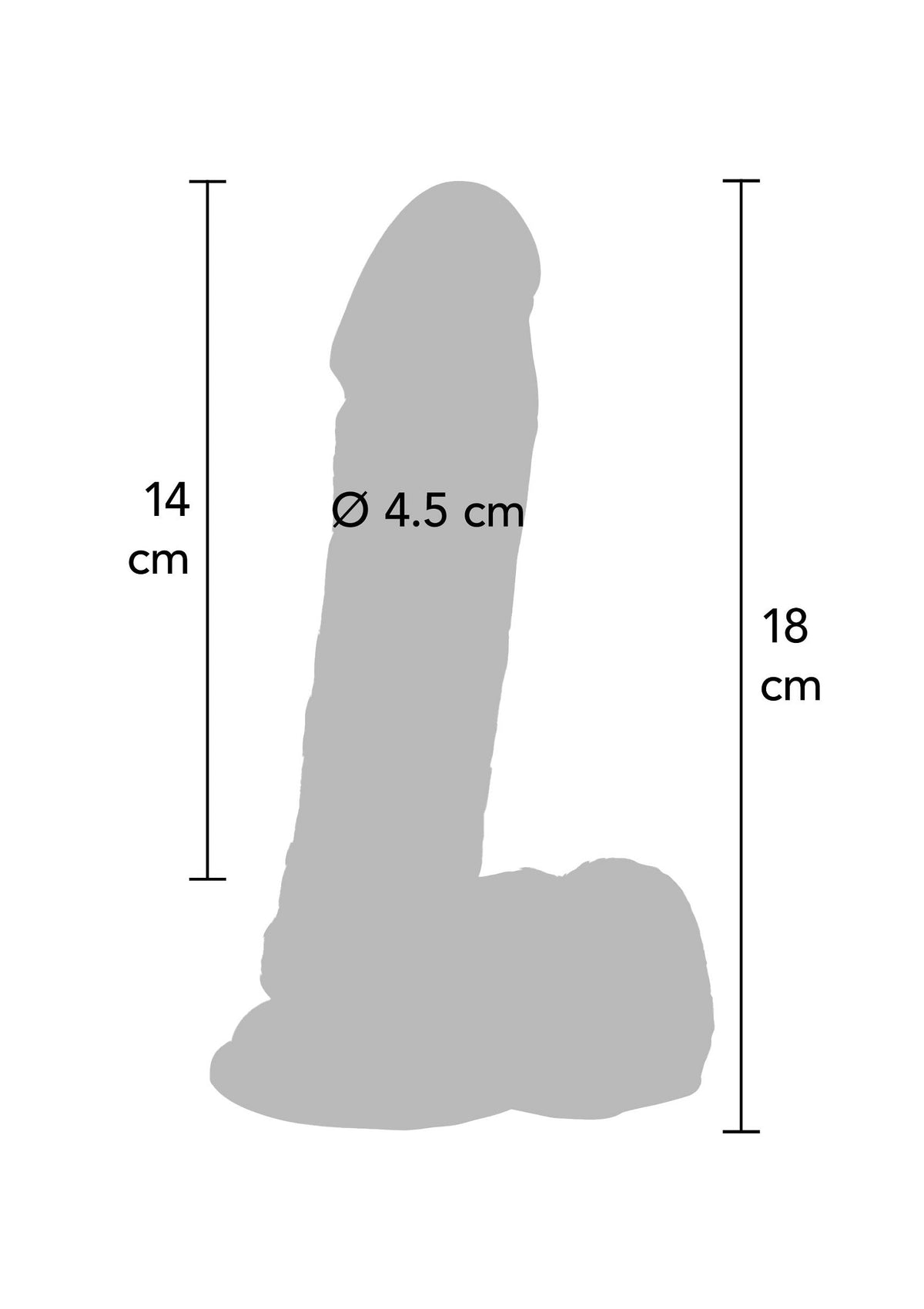 ToyJoy Dildo PVC 18 cm