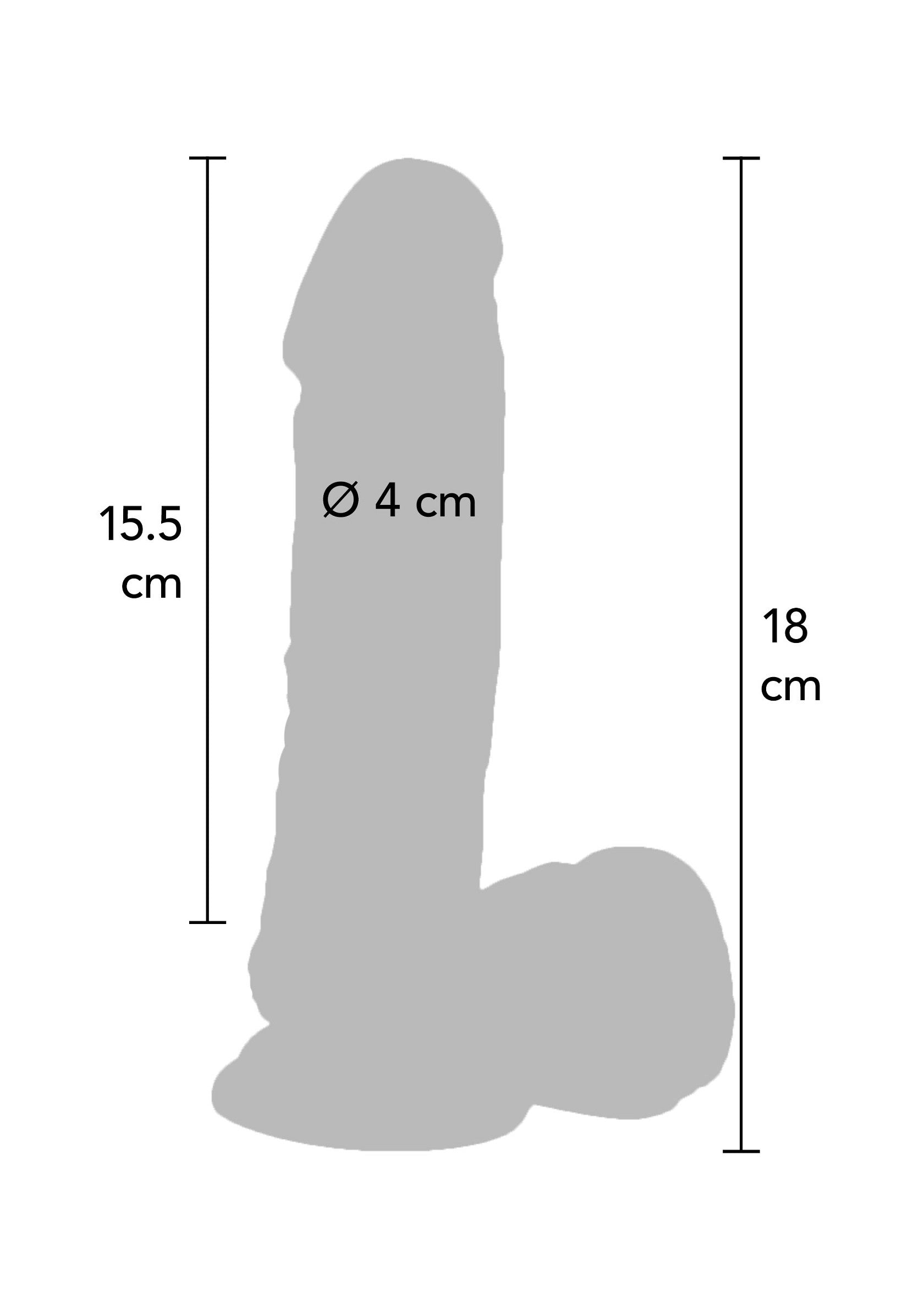 ToyJoy Vibrating Dildo PVC 18 cm