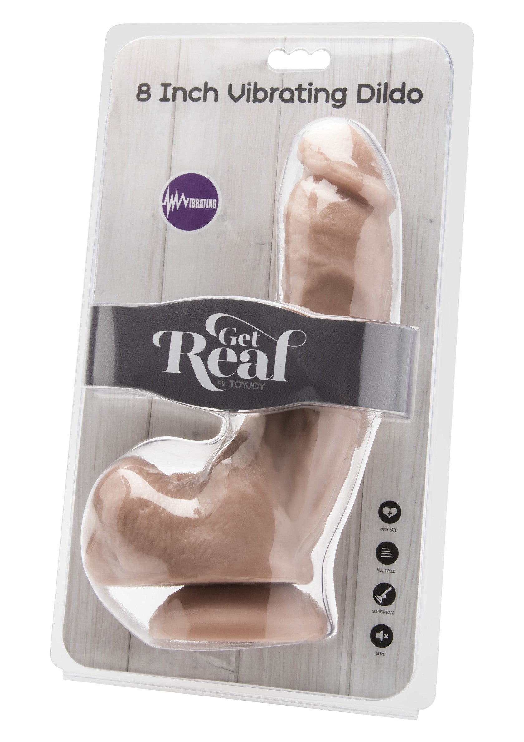 ToyJoy Vibrating Dildo PVC 20.5 cm