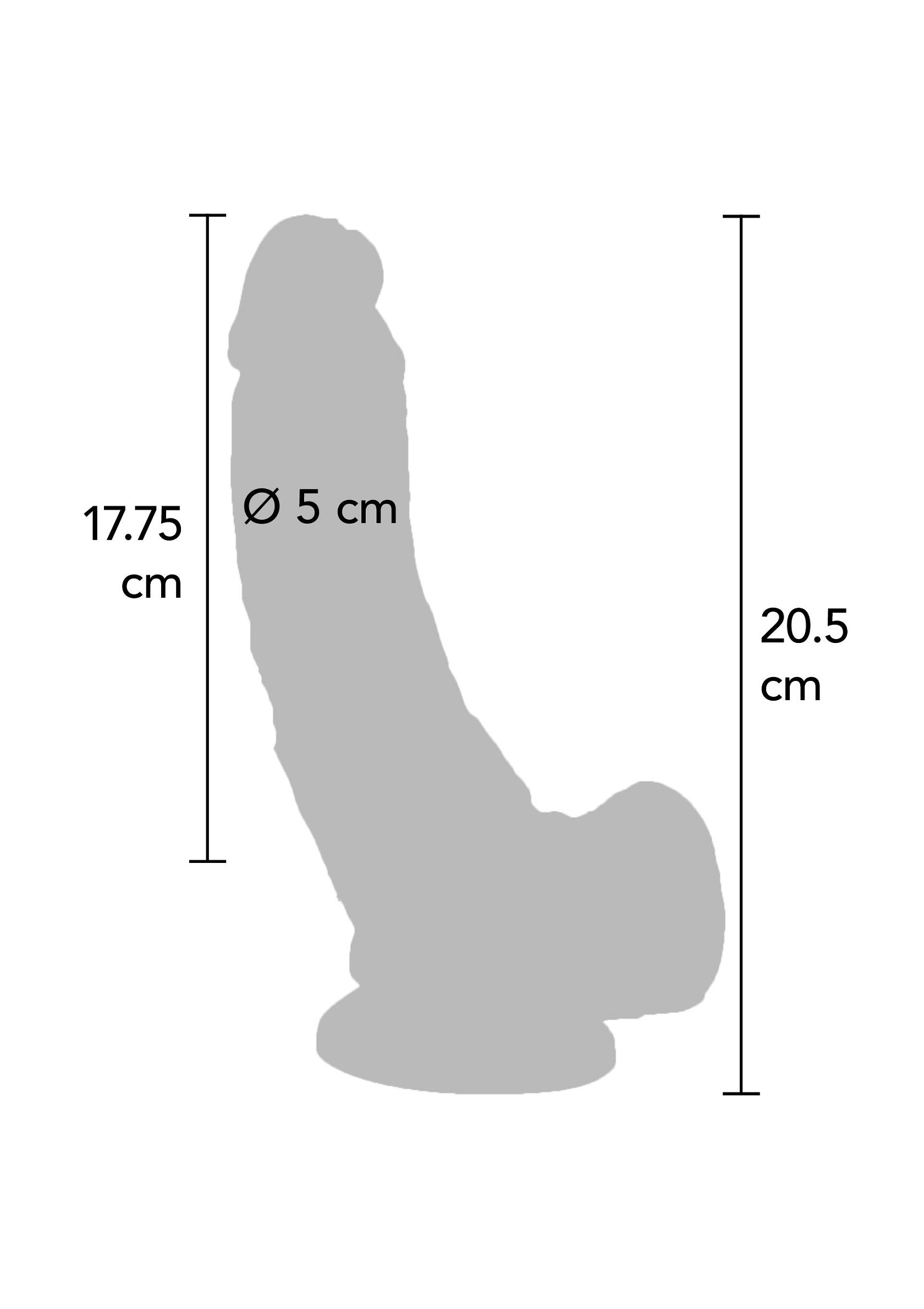 ToyJoy Vibrating Dildo PVC 20.5 cm