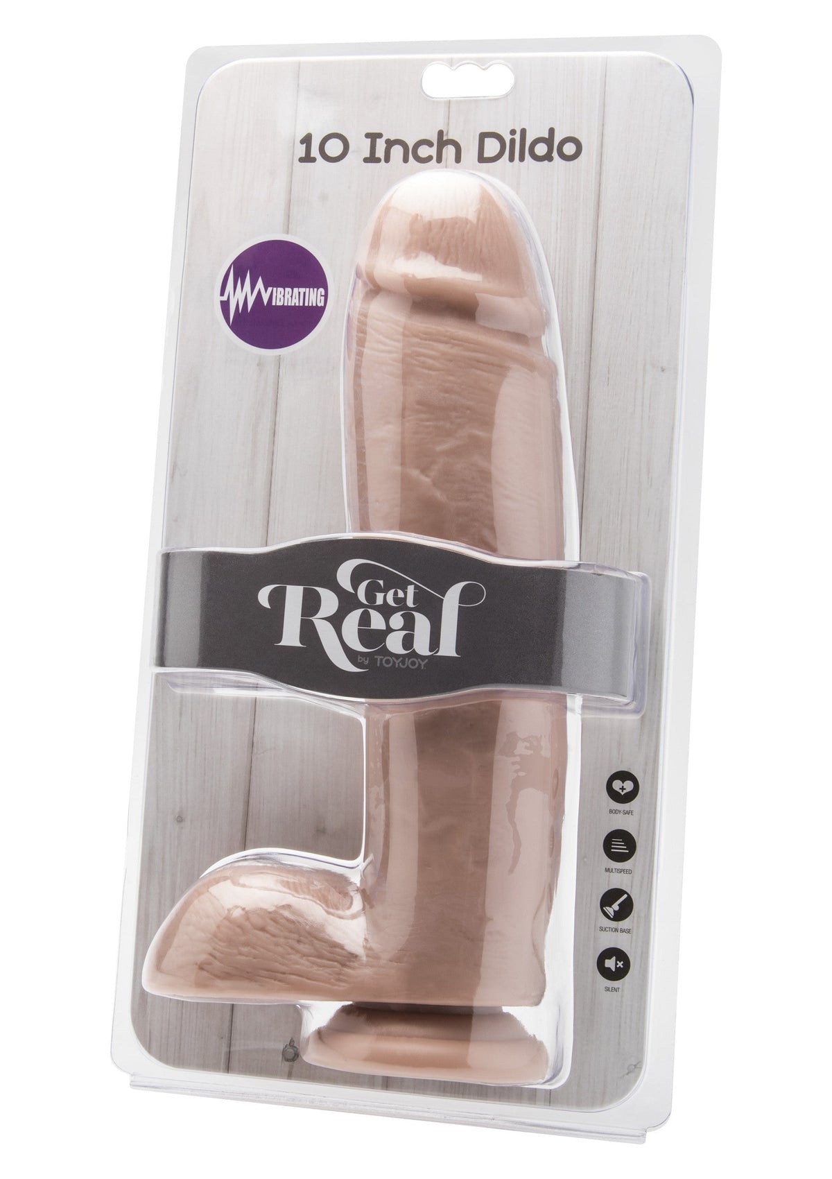 ToyJoy Vibrating Dildo PVC 25.5 cm