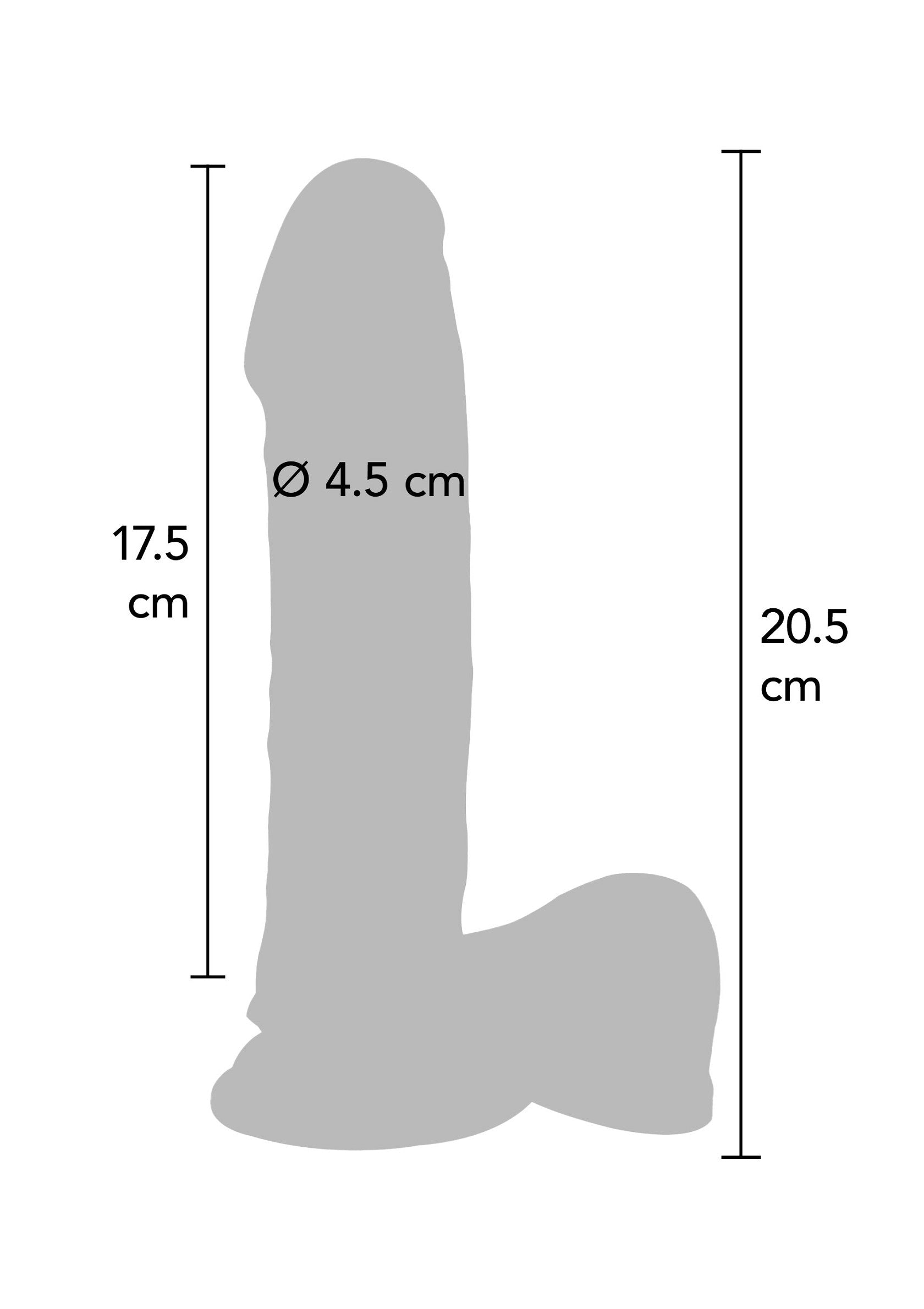ToyJoy Dual Density Dildo TPE 20 cm