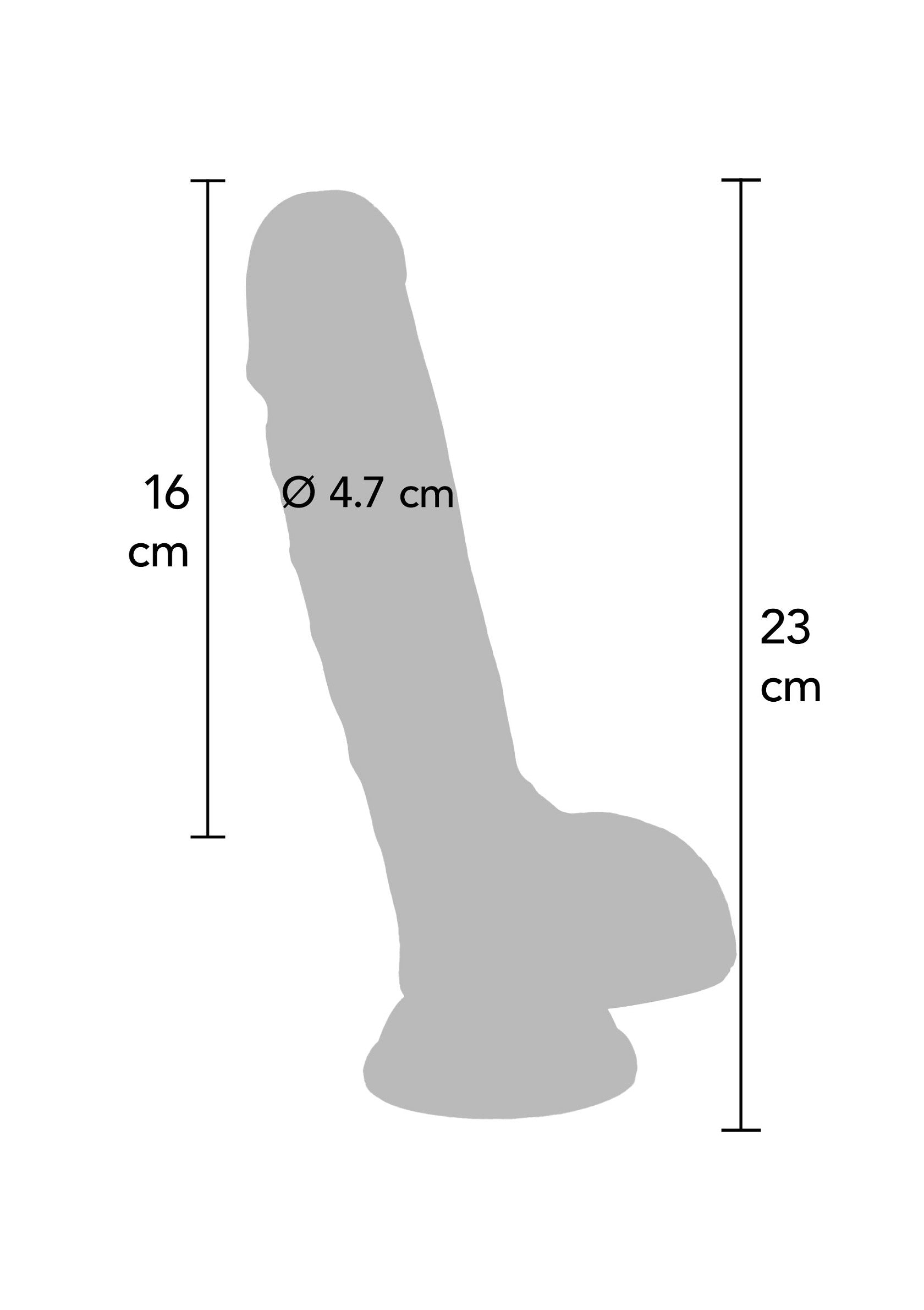 ToyJoy Dual Density Dildo TPE 23 cm