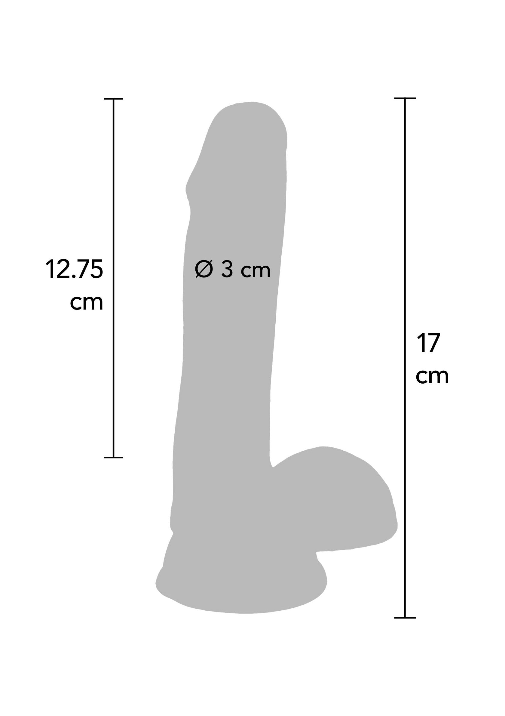 ToyJoy Dual Density Dildo TPE 17 cm
