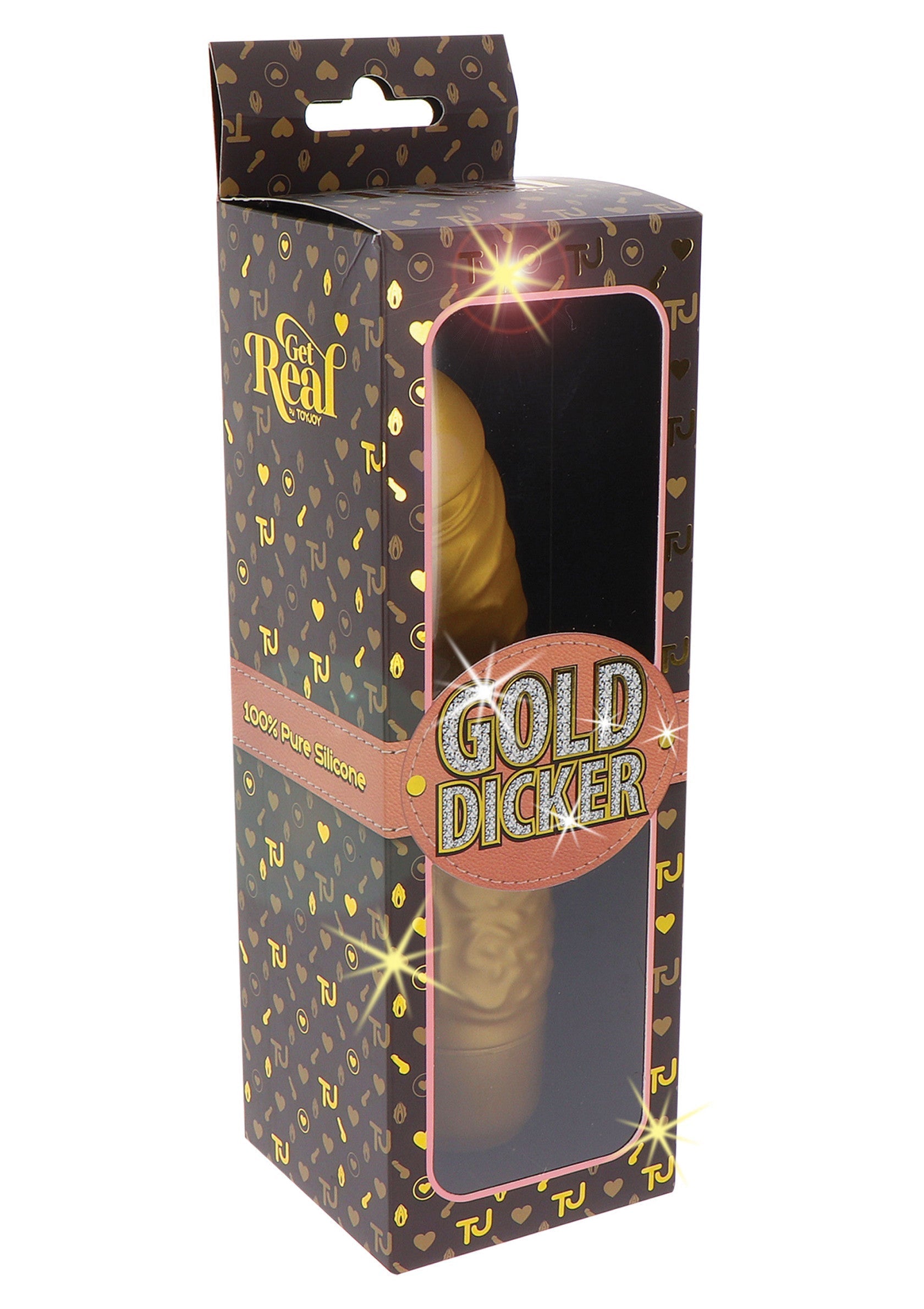 ToyJoy Gold Dicker Original Vibrator 20 cm