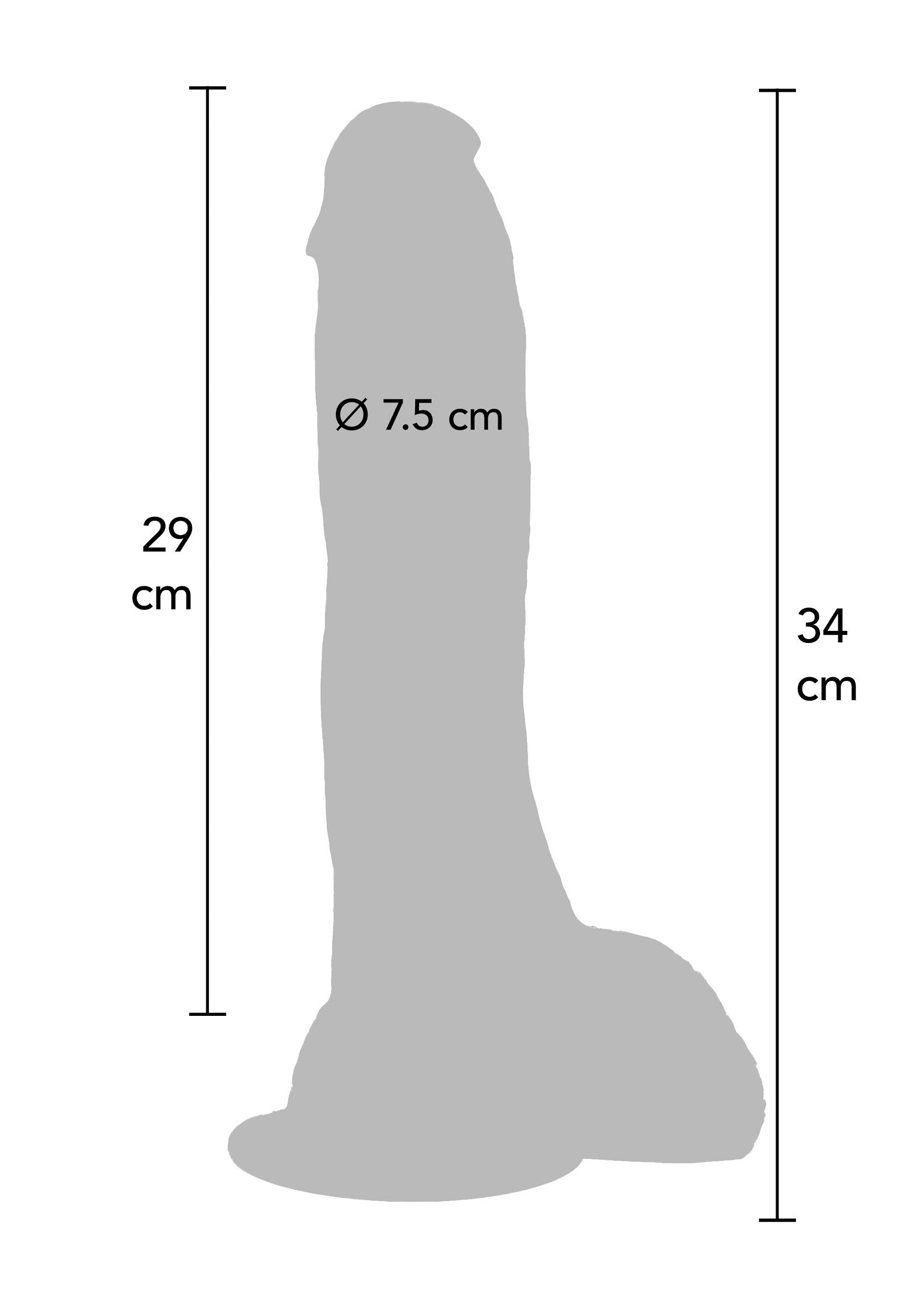 ToyJoy Extreme XXXL Dildo PVC 34 cm