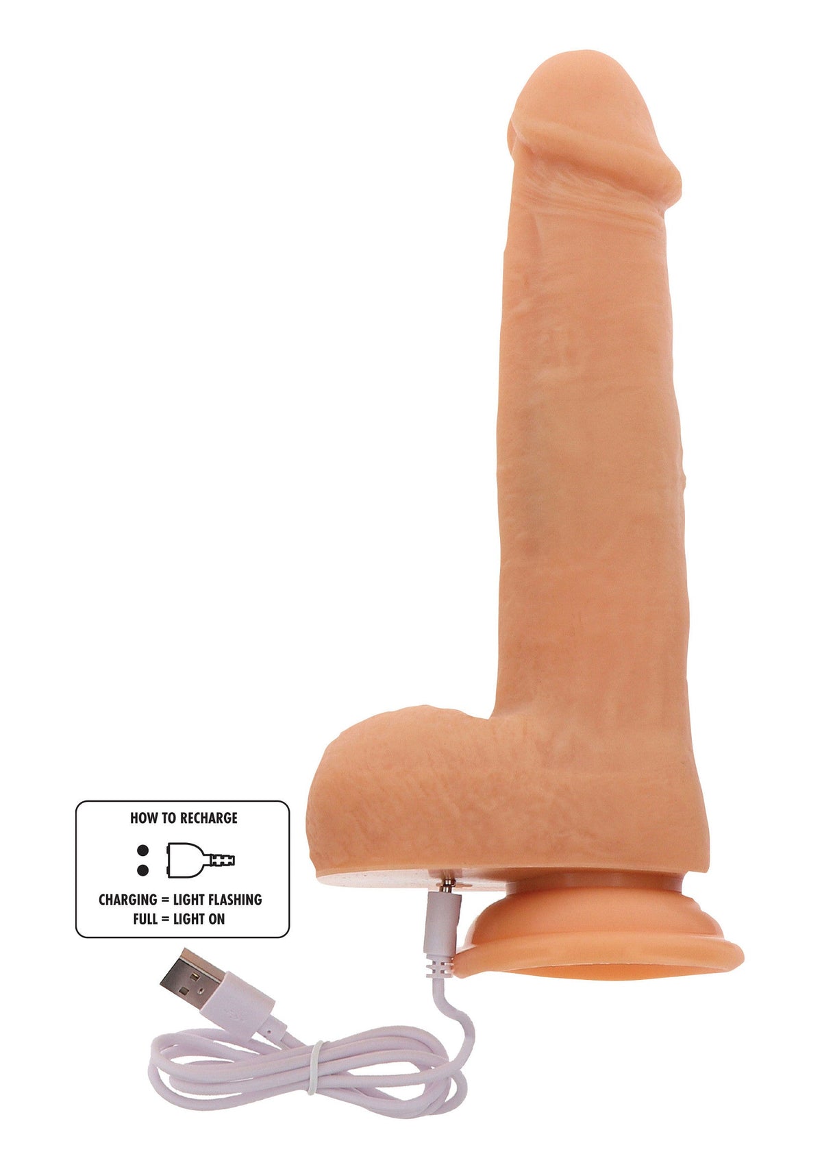 ToyJoy Naked Beaded Dildo Silicone 21 cm
