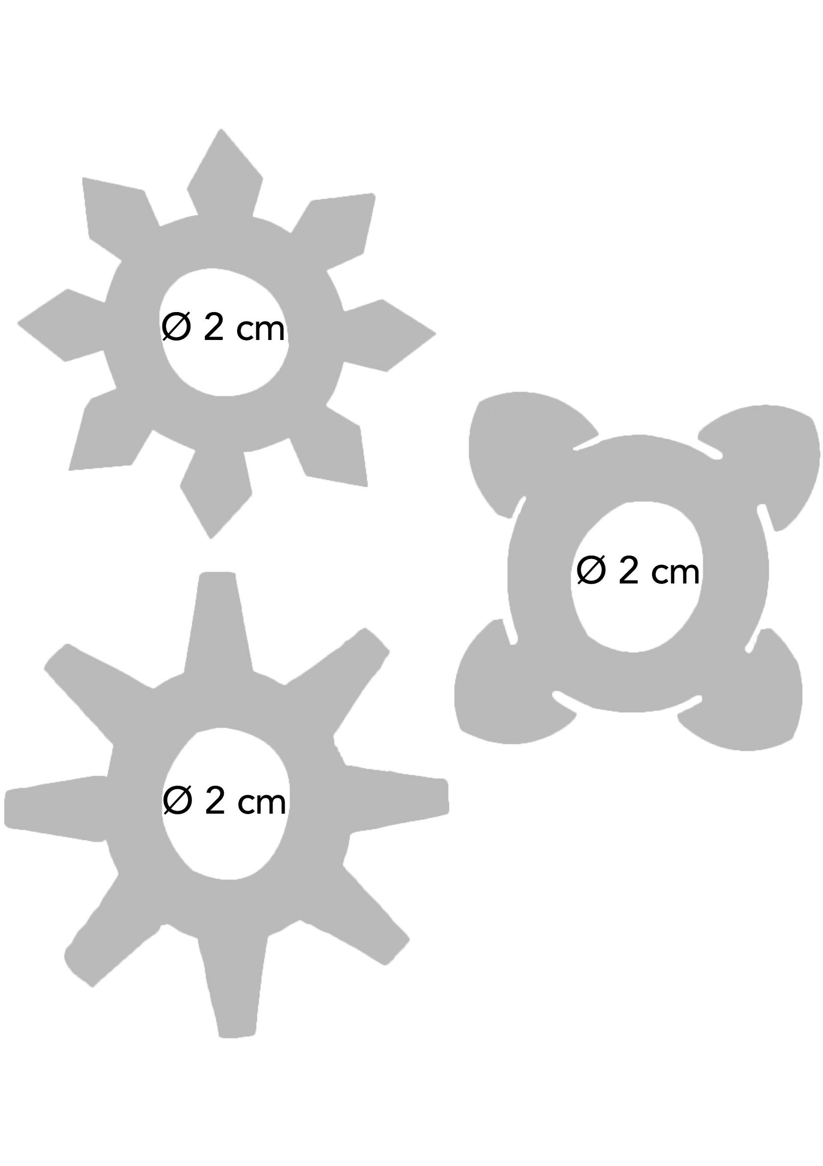 Décorations artisanales, engrenages de 2 cm, parfaits pour vos projets créatifs et DIY.; Handgemaakte decoraties, tandwielen van 2 cm, perfect voor je creatieve projecten en DIY.; Handmade decorations, 2 cm gears, perfect for your creative projects and DIY.