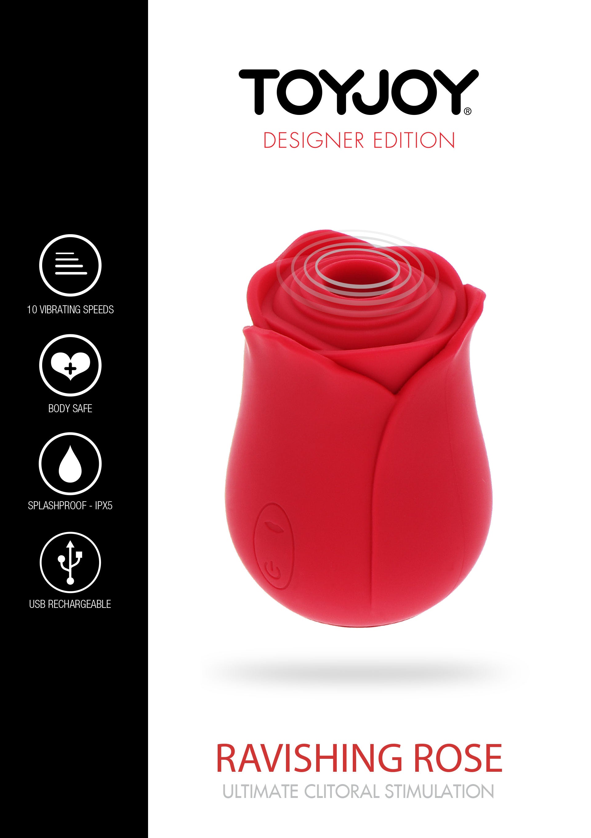 ToyJoy Ravishing Rose Air Pulse Stimulator