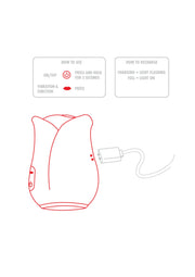 ToyJoy Ravishing Rose Air Pulse Stimulator