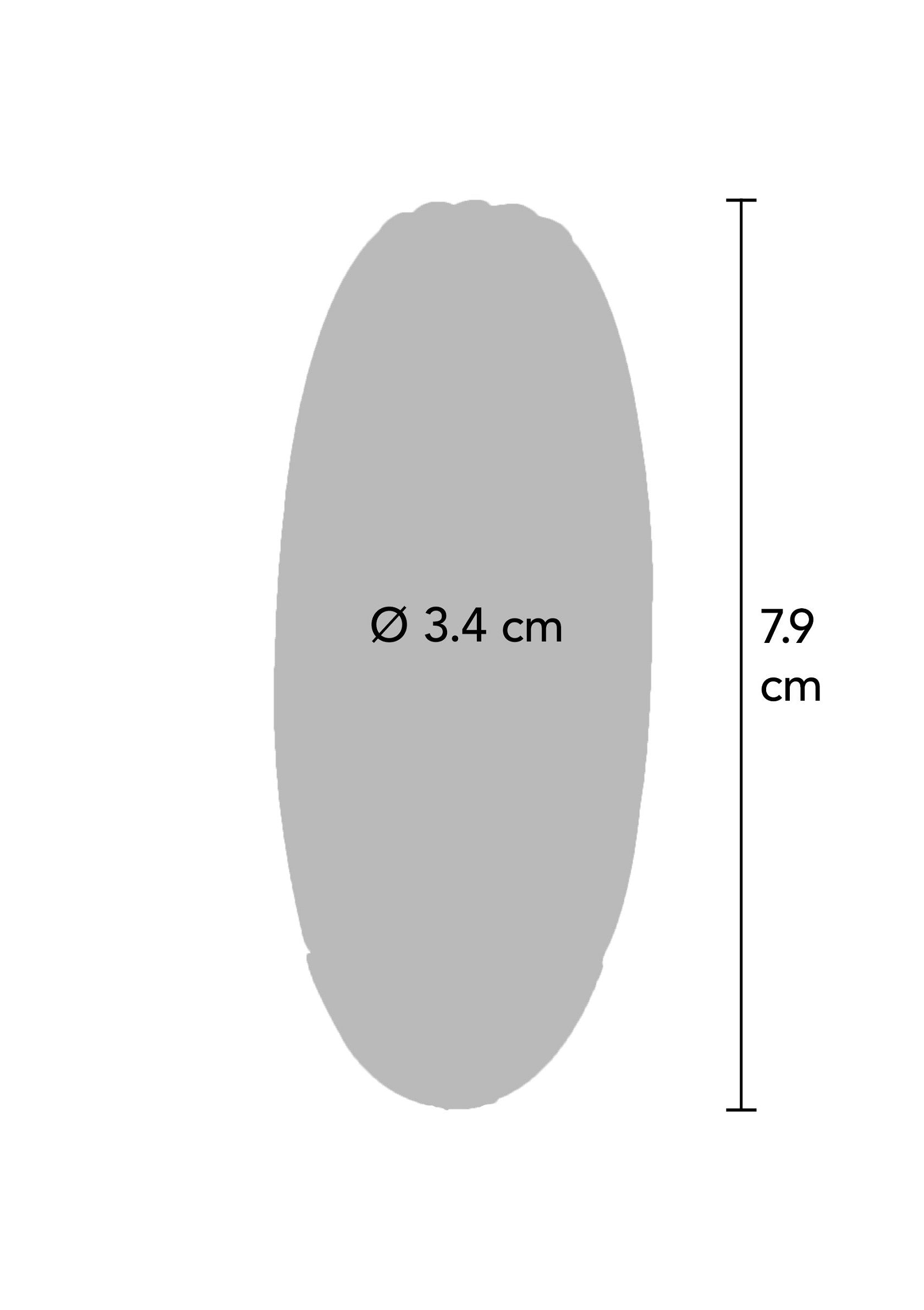 Dimensions du produit: diamètre 3.4 cm, longueur 7.9 cm. Voir détails.; Productafmetingen: diameter 3,4 cm, lengte 7,9 cm. Bekijk details.; Product dimensions: 3.4 cm diameter, 7.9 cm length. See details.