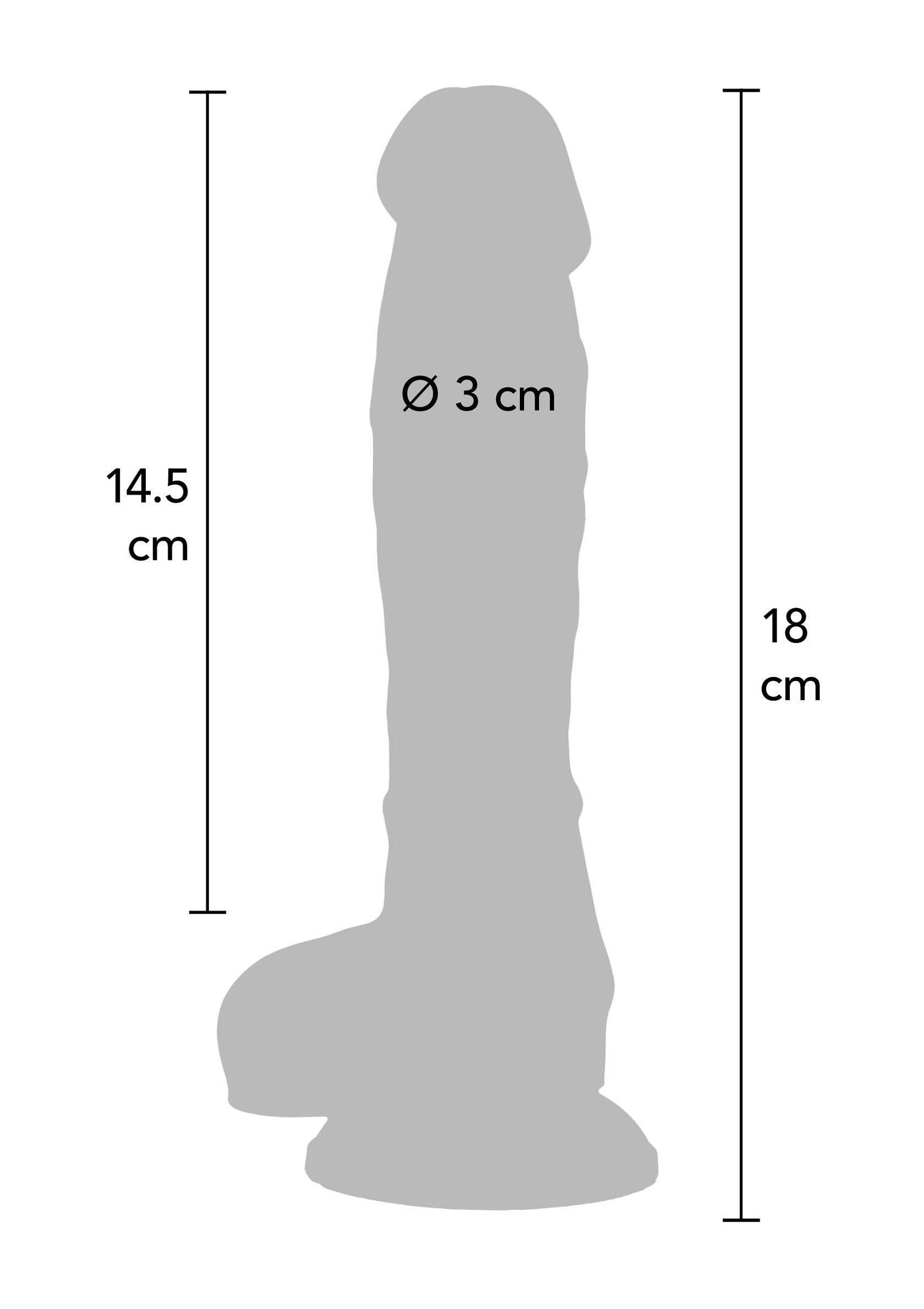 ToyJoy Rainbow Lover Dildo 18 cm