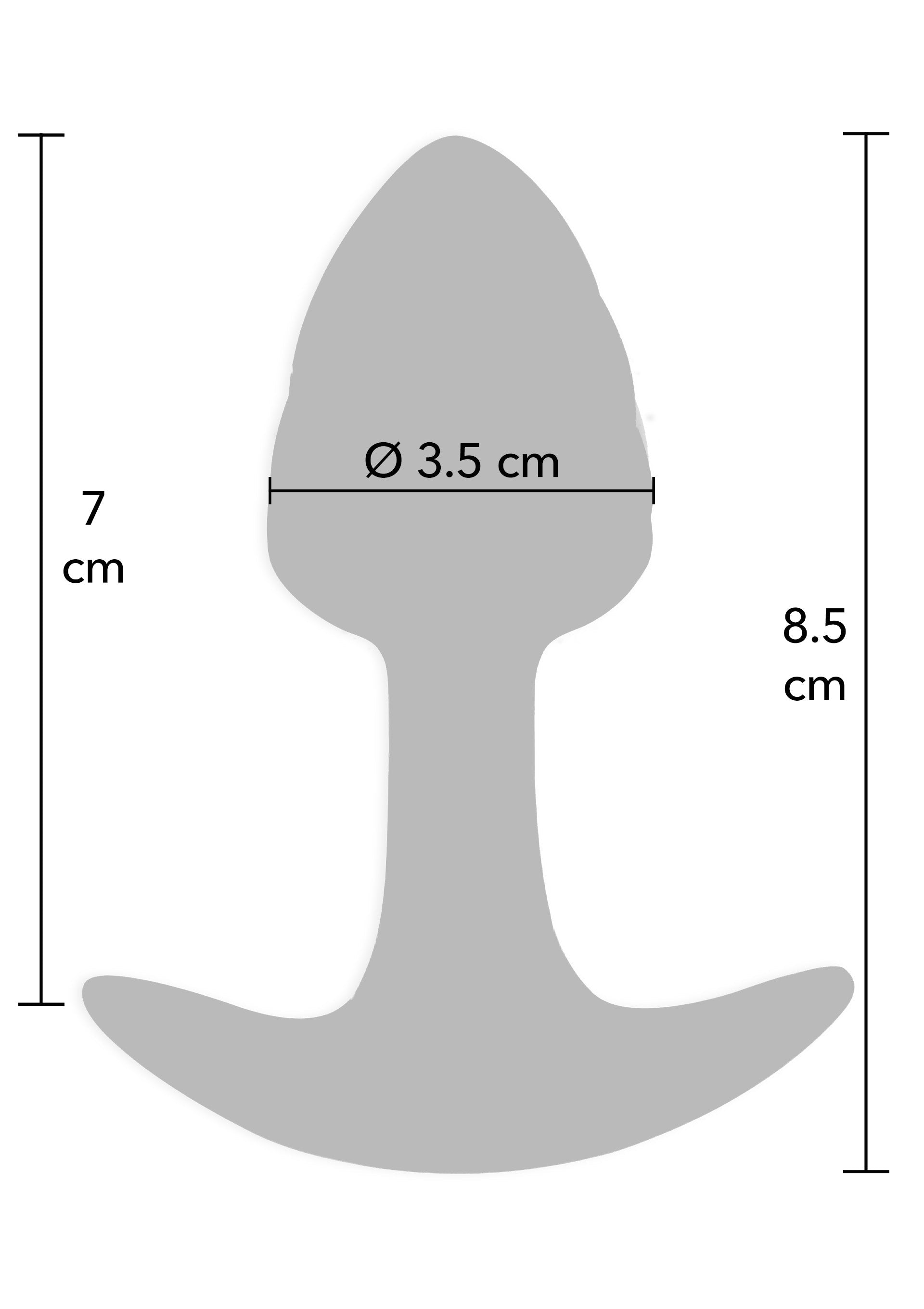 ToyJoy Crystal Butt Plug Small