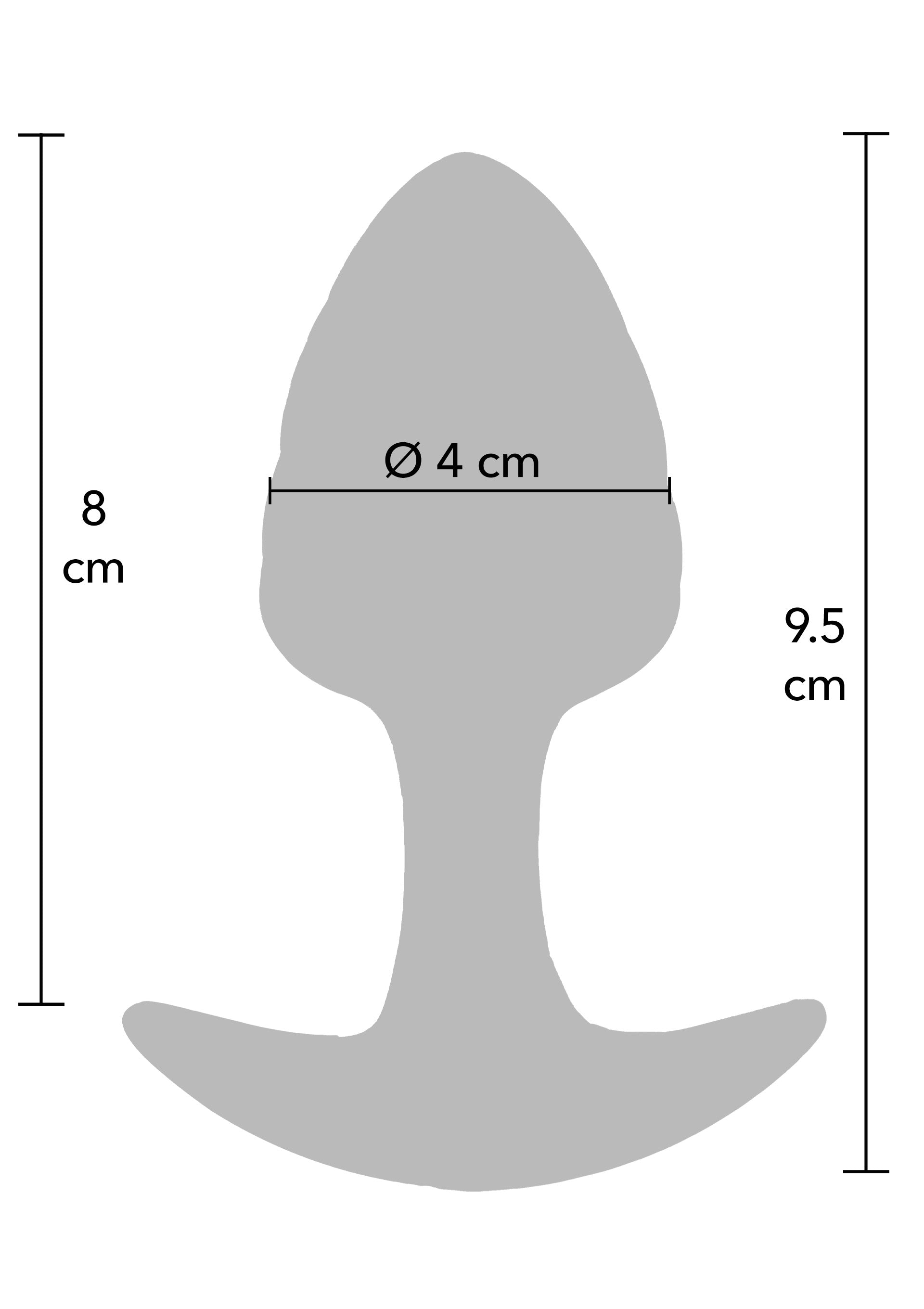 ToyJoy Crystal Butt Plug Medium