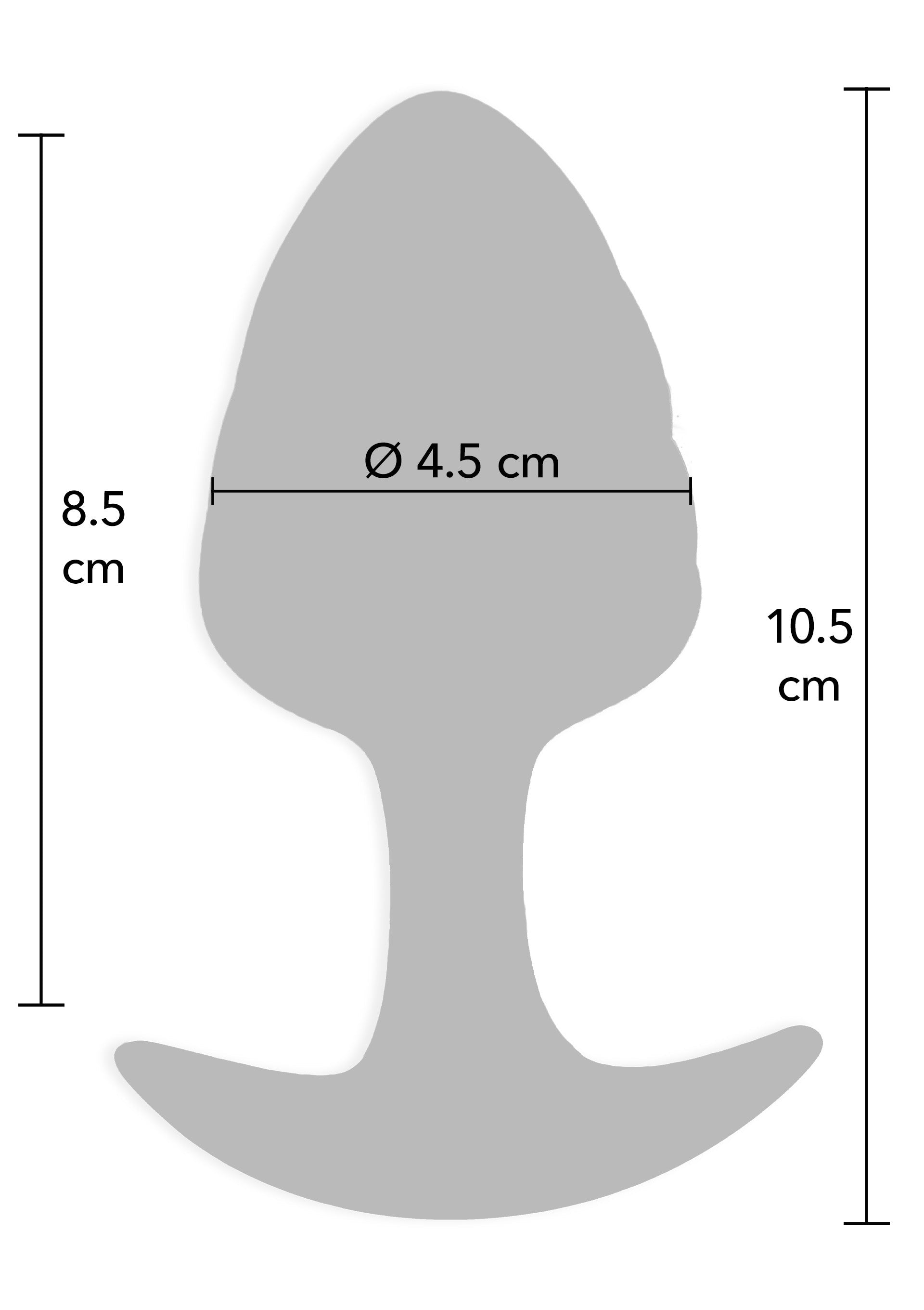 ToyJoy Crystal Butt Plug Large