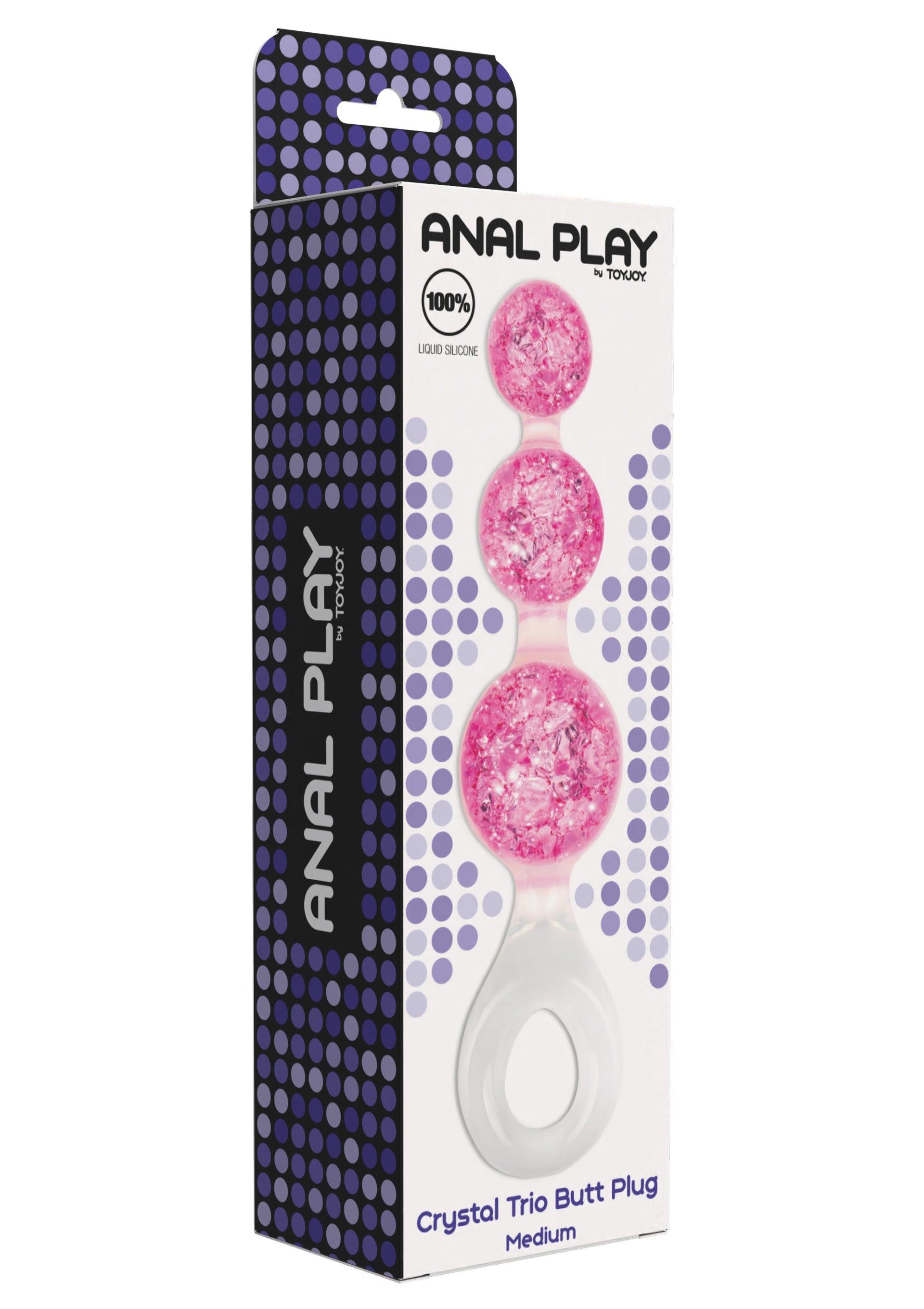 ToyJoy Crystal Trio Butt Plug Medium