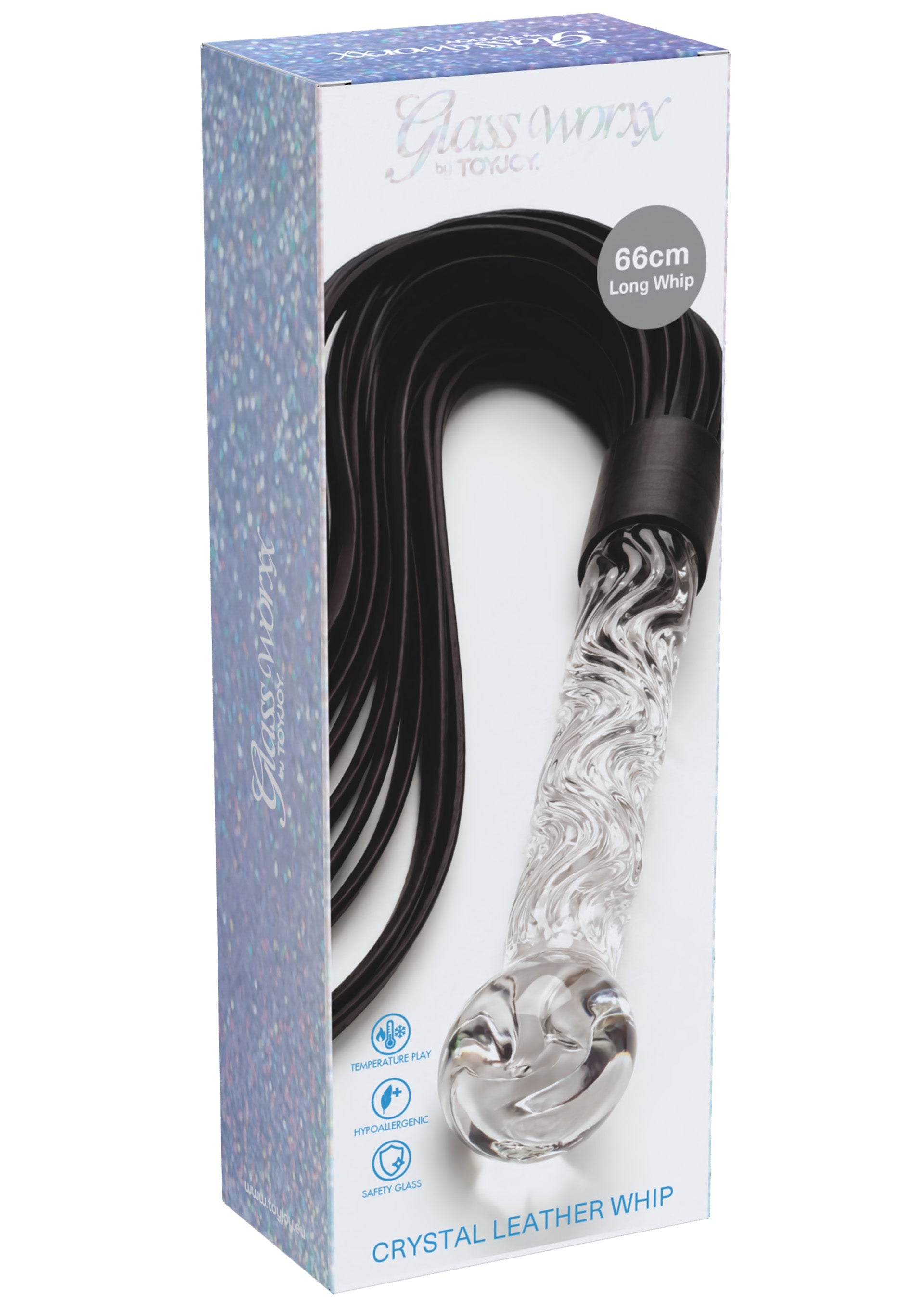ToyJoy Crystal Leather Whip