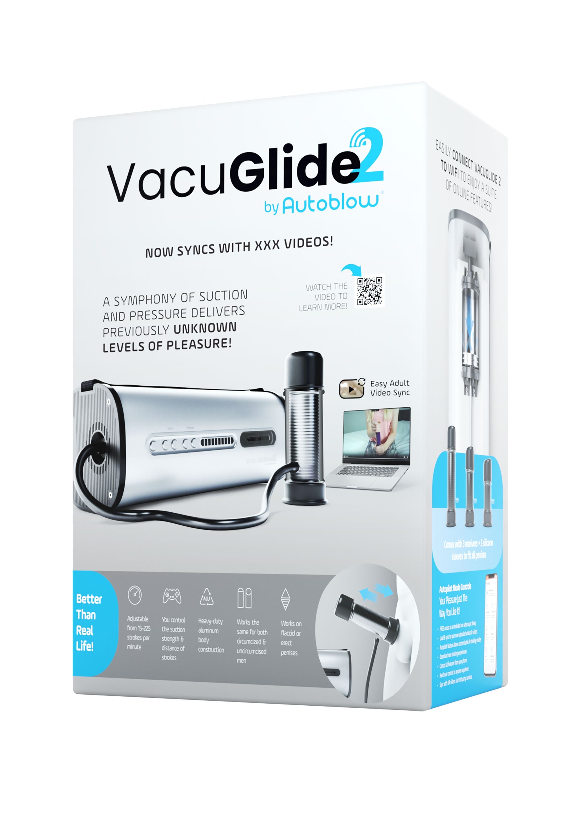 Autoblow VacuGLIDE 2 Milking Machine Video Sync (EU)