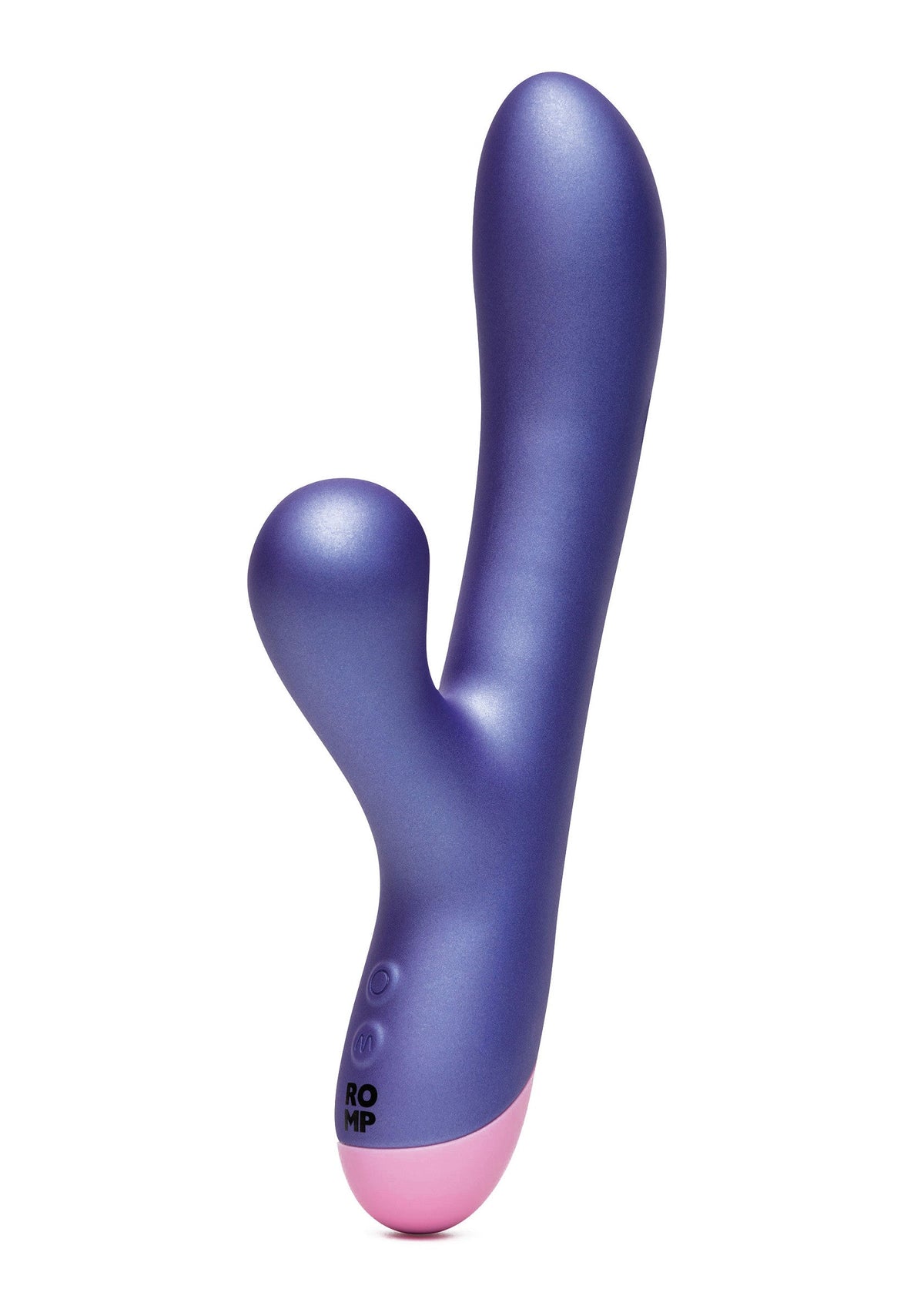 Vibromasseur violet et rose pour le plaisir féminin. Explorez le plaisir avec ce jouet intime vibrant et élégant.; Paarse en roze vibrator voor vrouwelijk genot. Ontdek plezier met dit vibrerende en stijlvolle intieme speeltje.; Purple and pink vibrator for female pleasure. Explore pleasure with this vibrating and stylish intimate toy.