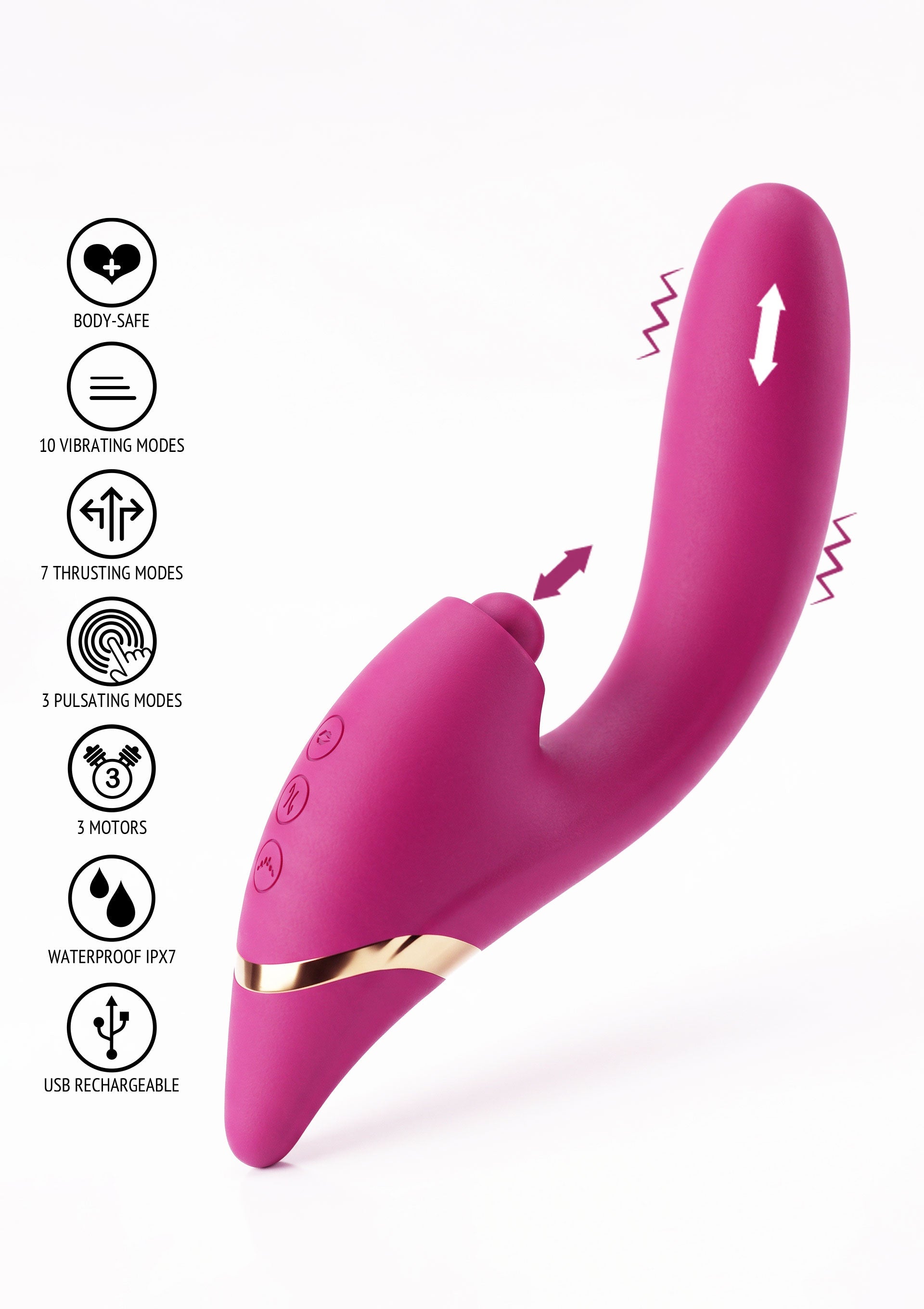 Xocoon Triple Thrill Climaxer Vibrator