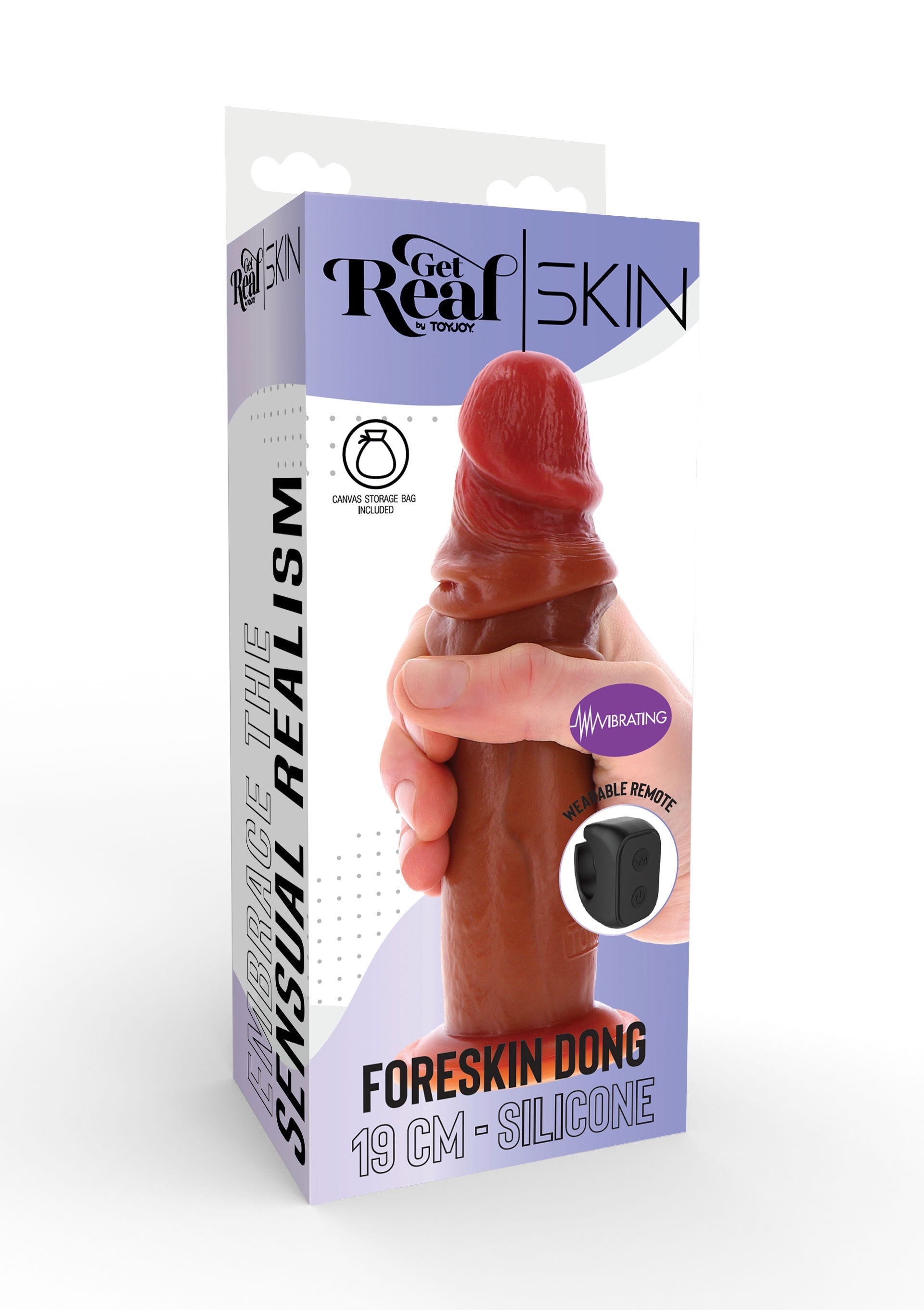 ToyJoy Foreskin Dong Vibrating Silicone 19 cm