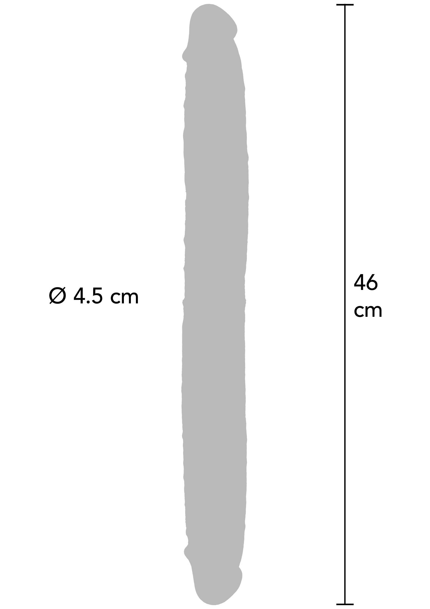 Illustration avec dimensions: 46cm de longueur et 4.5cm de diamètre.; Illustratie met afmetingen: 46cm lang en 4.5cm diameter.; Illustration with dimensions: 46cm length and 4.5cm diameter.