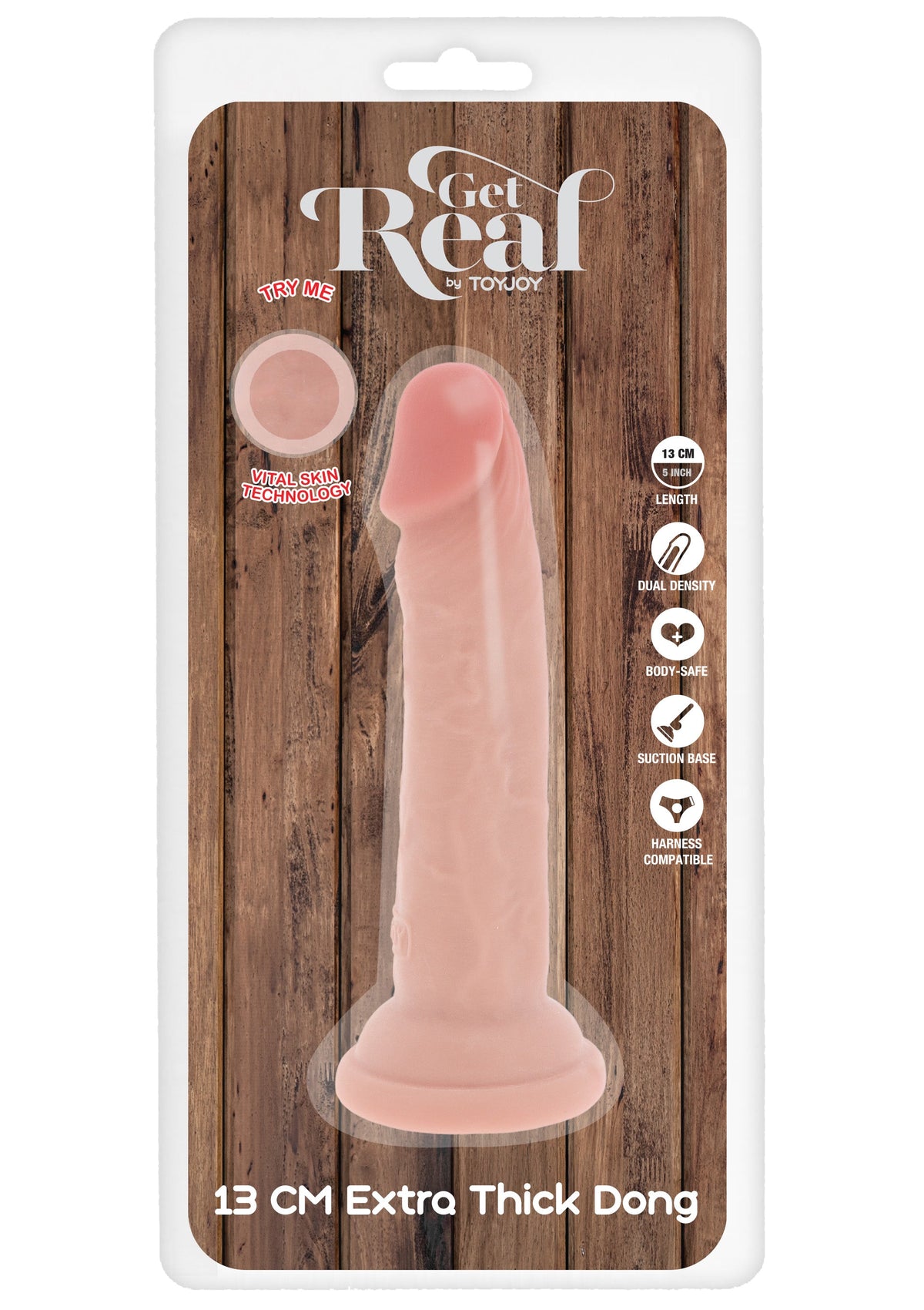 ToyJoy Deluxe Dual Density Thick Dong TPE 13 cm