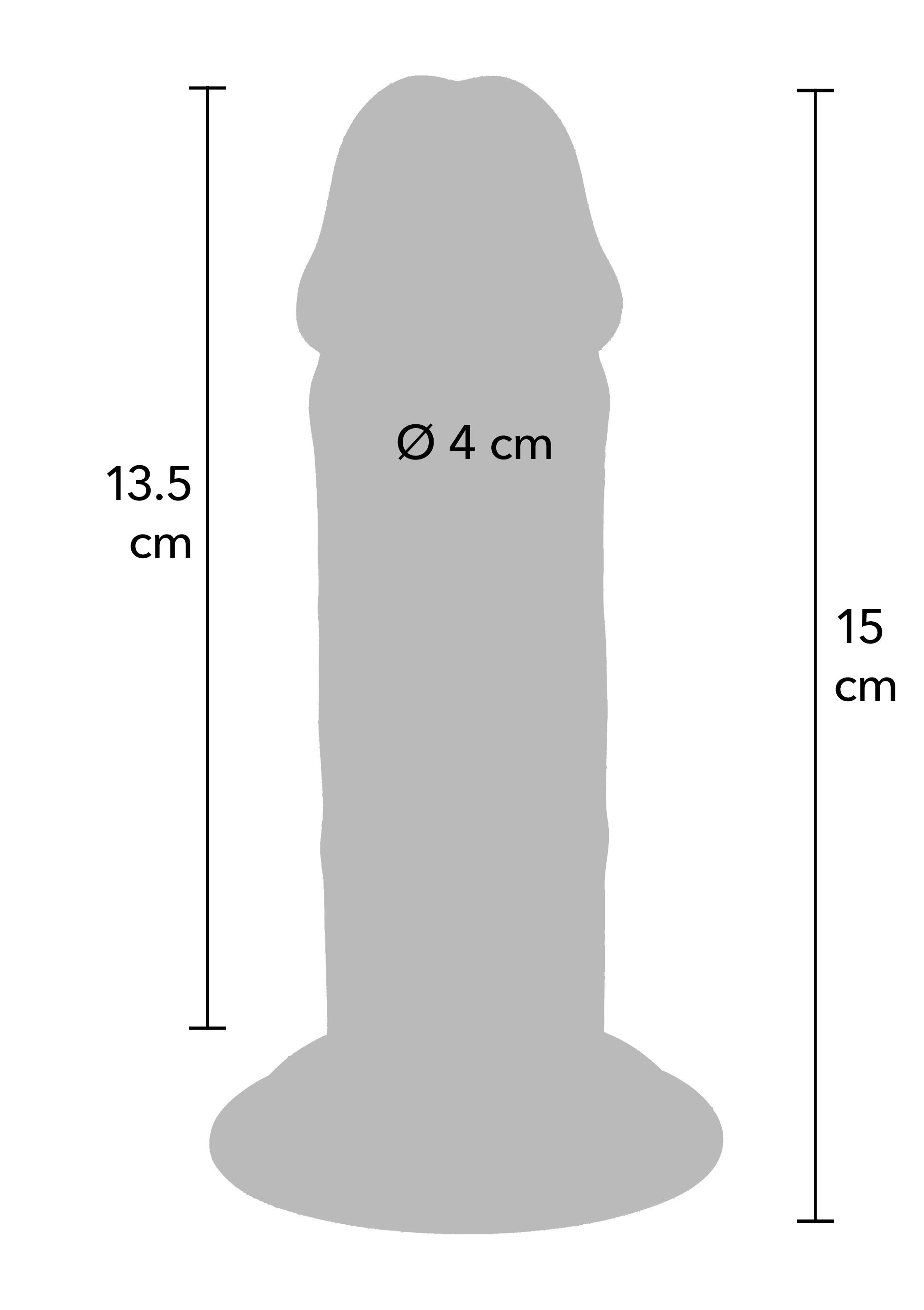 ToyJoy Deluxe Dual Density Thick Dong TPE 15 cm