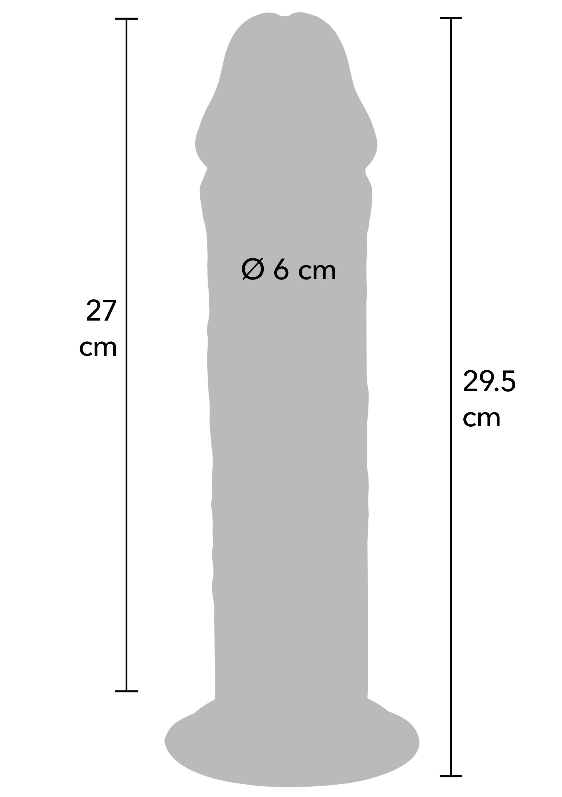 ToyJoy Deluxe Dual Density Thick Dong TPE 29.5cm