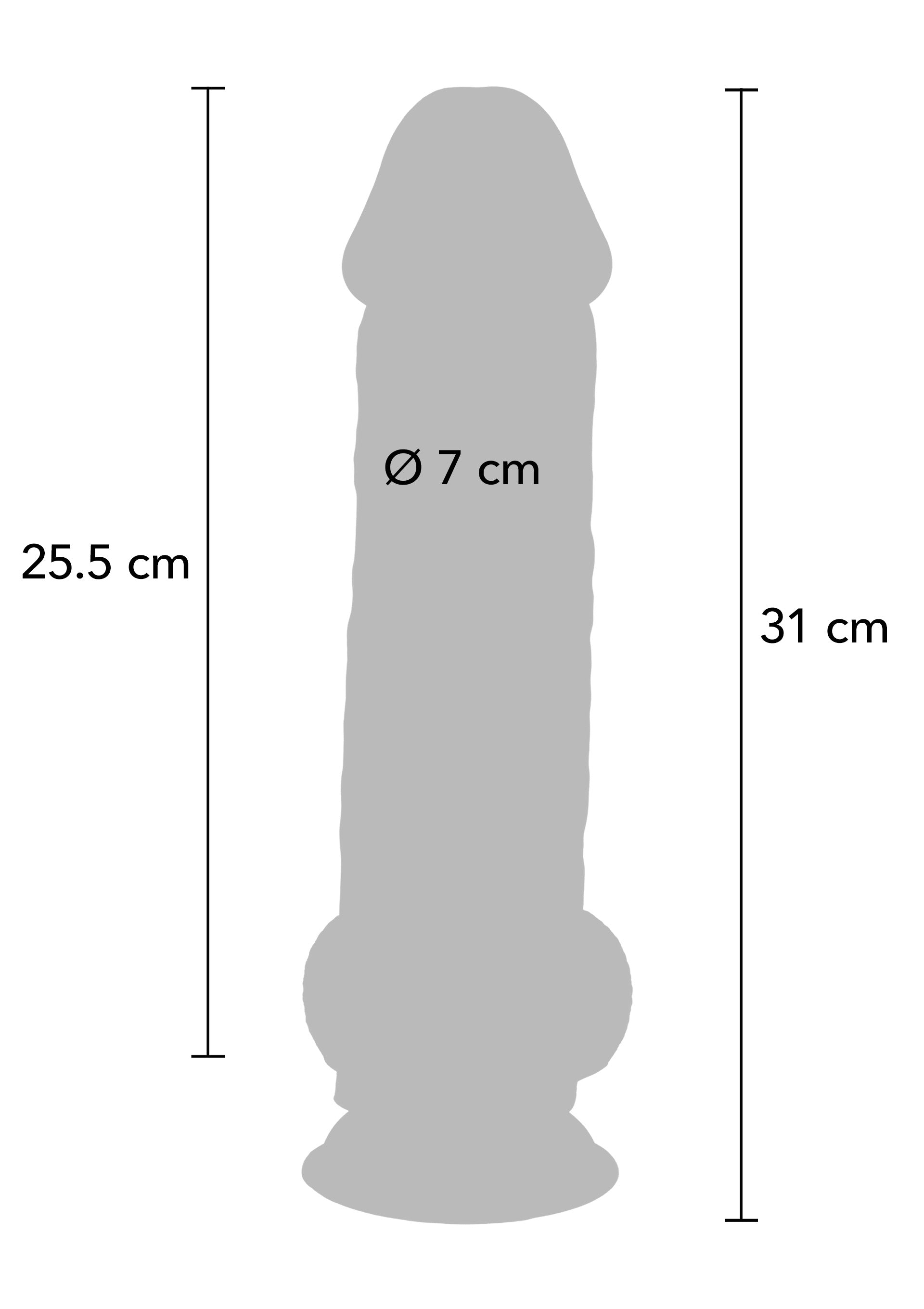 ToyJoy Deluxe Dual Density Thick Dildo TPE 31 cm