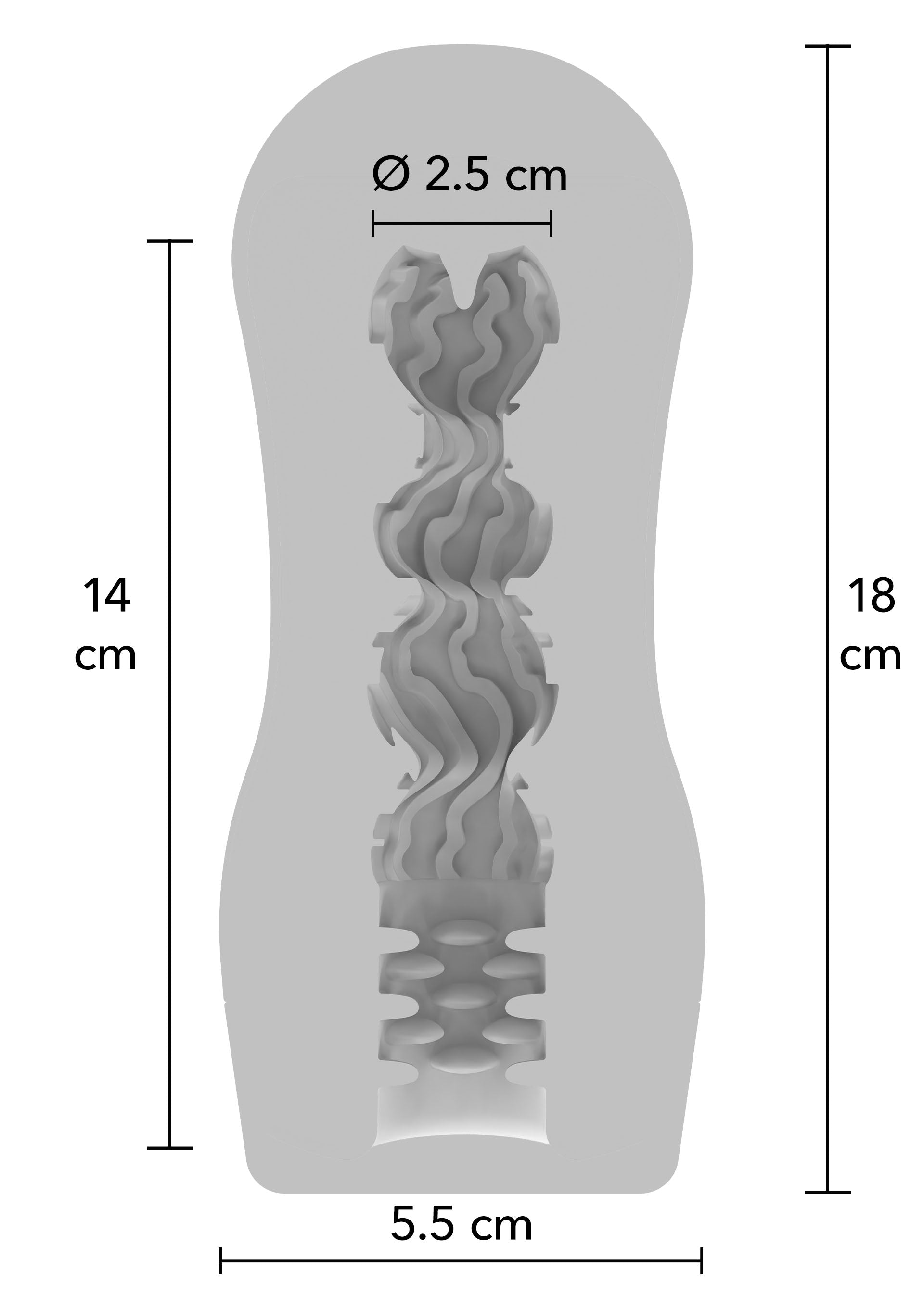 ToyJoy Clear Wave Vacuum Stroker