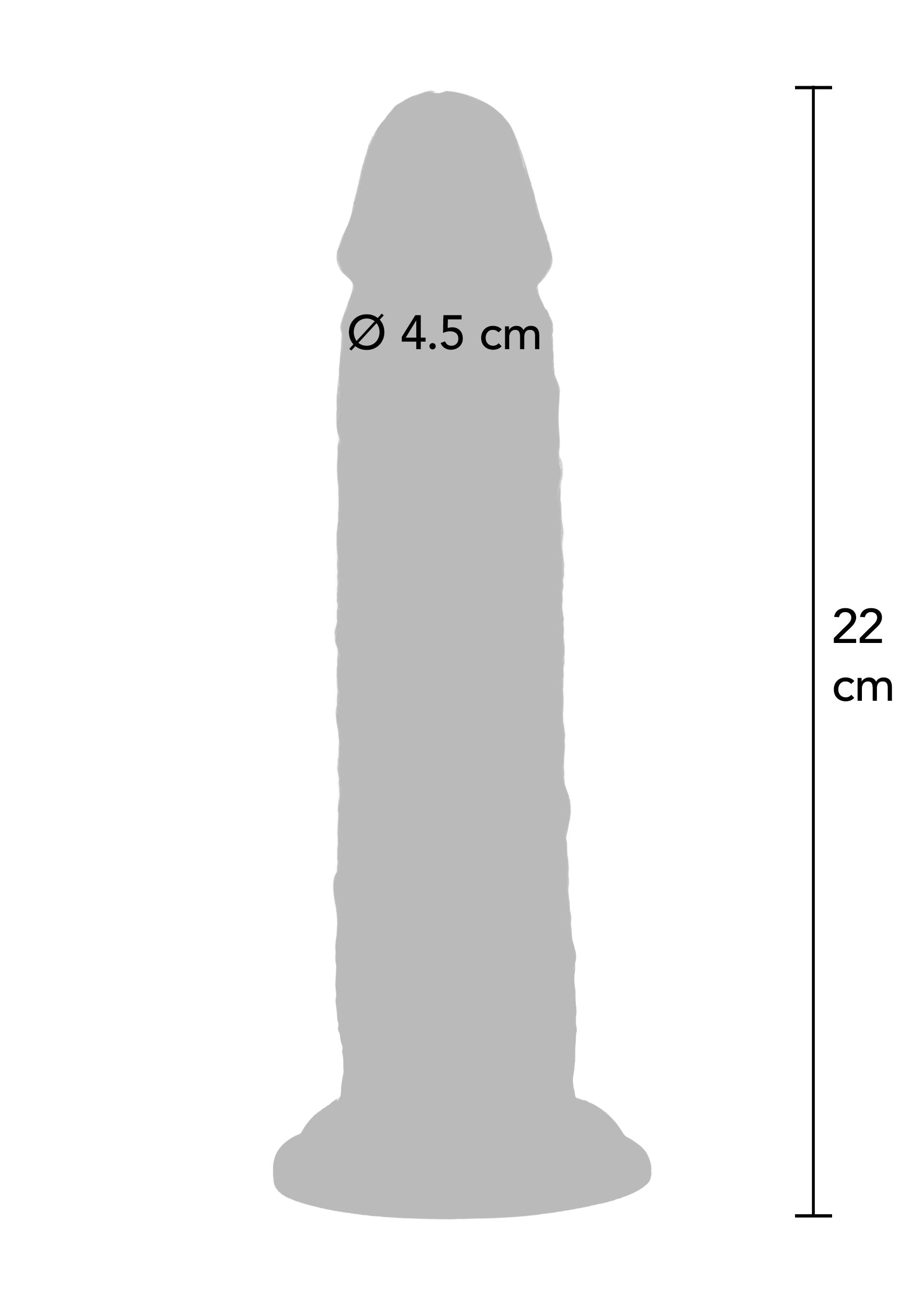ToyJoy Foreskin Squirting Dong 22.5 cm