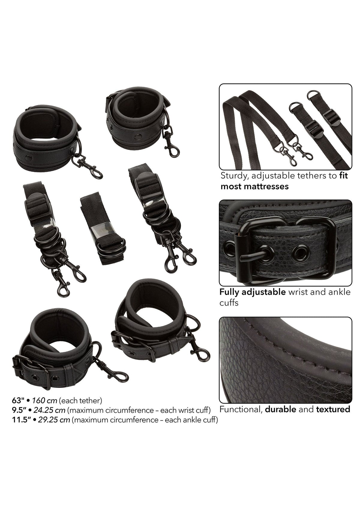 CalExotics Nocturnal Bed Restraints