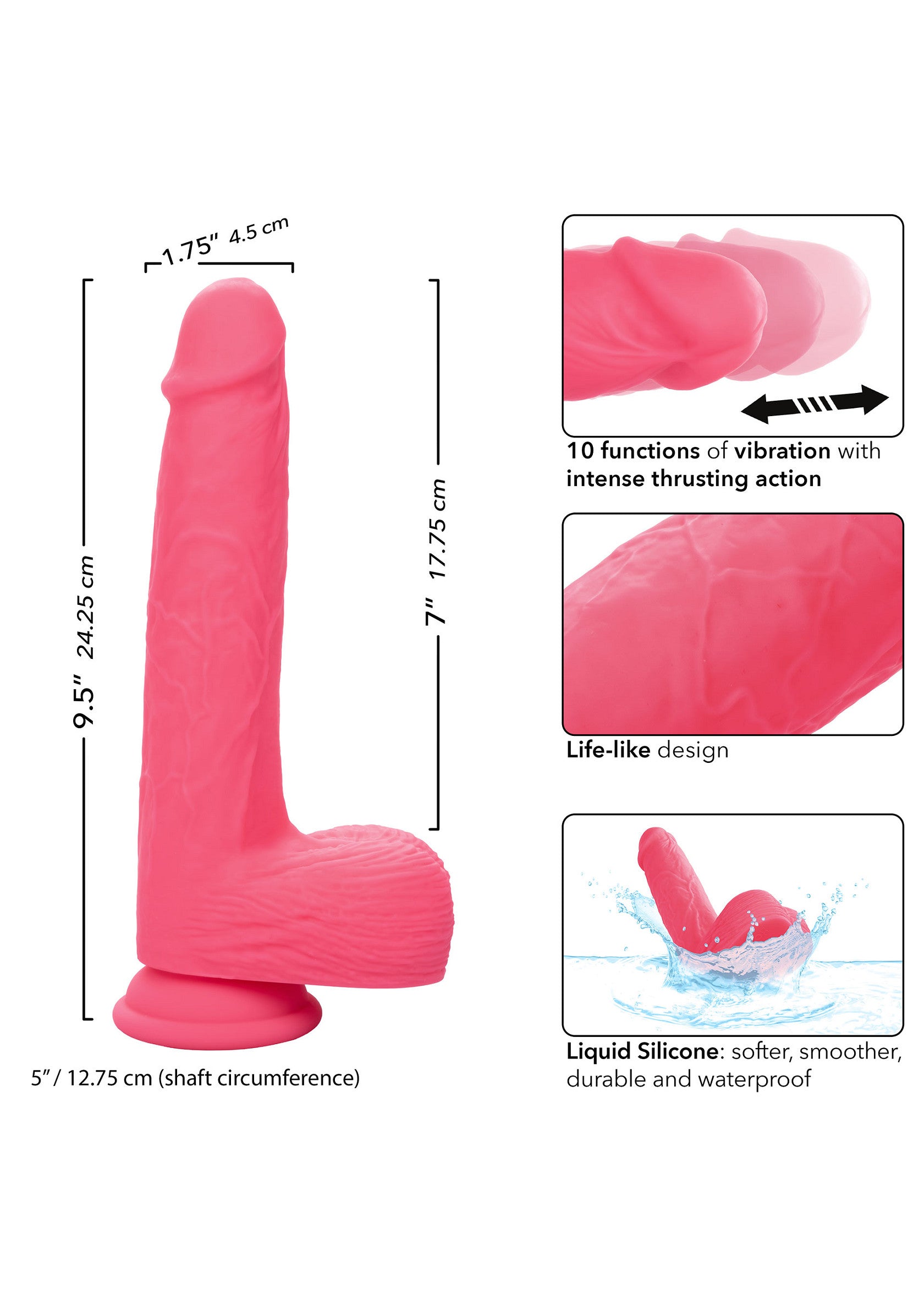 CalExotics Rumbling & Thrusting Studs