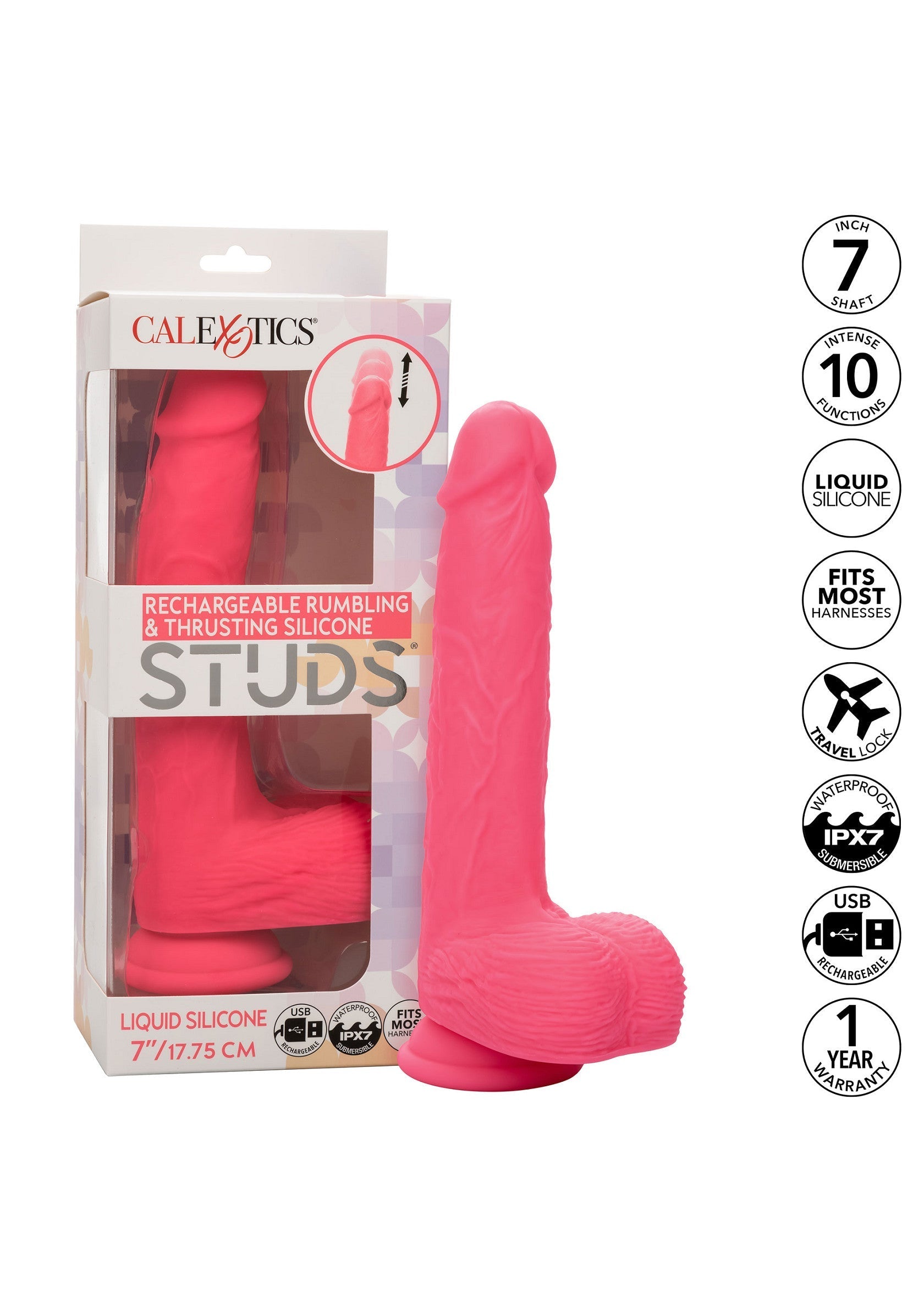 CalExotics Rumbling & Thrusting Studs