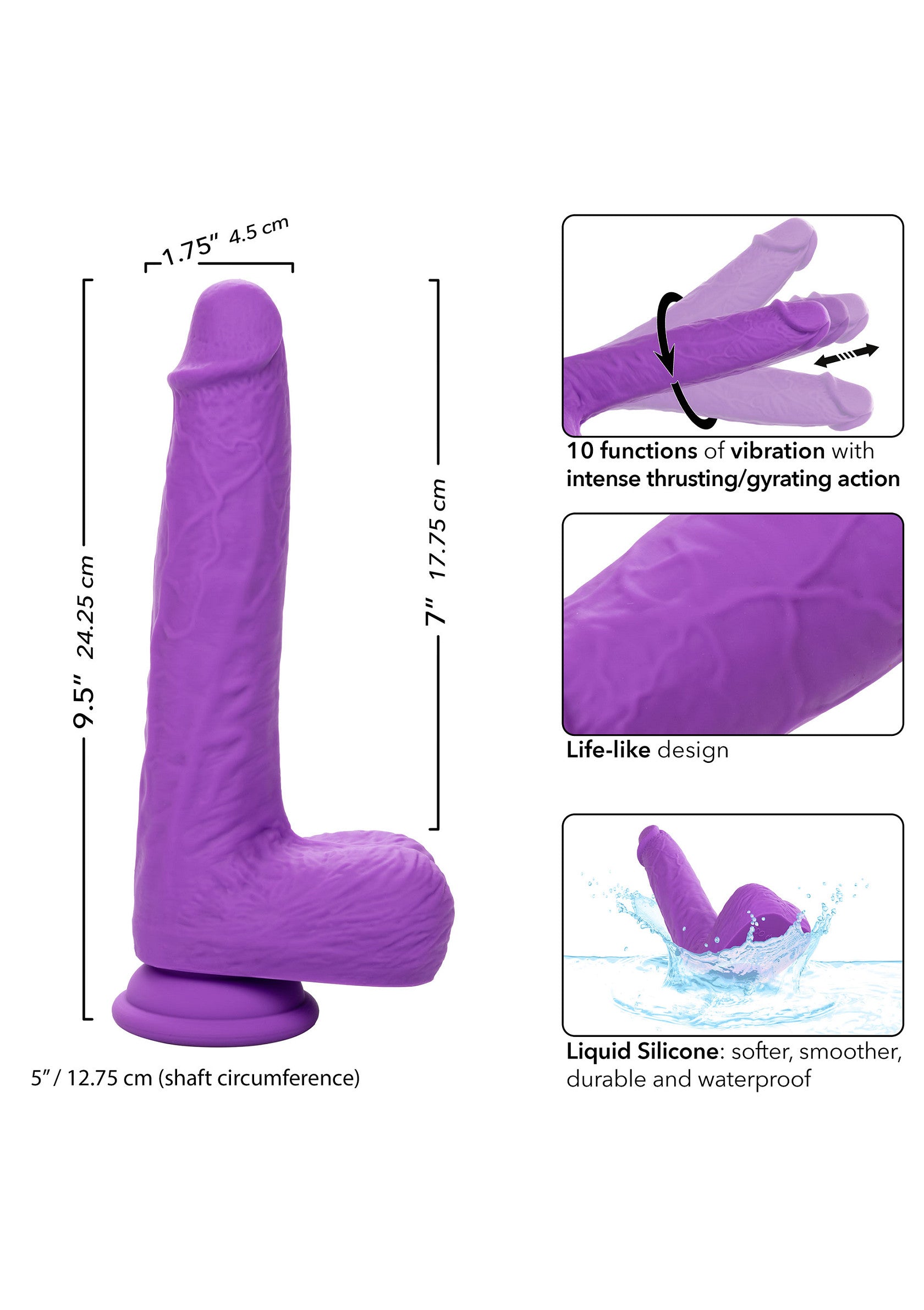 CalExotics Gyrating & Thrusting Studs