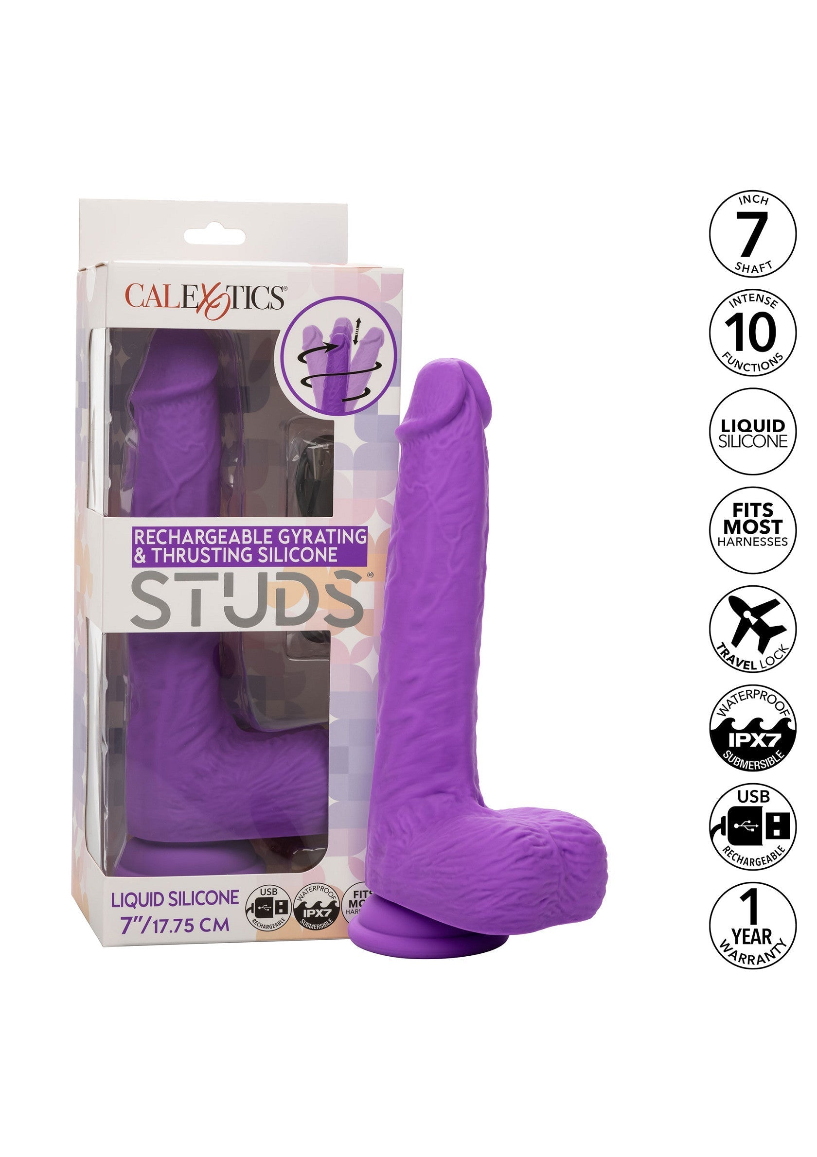 CalExotics Gyrating & Thrusting Studs