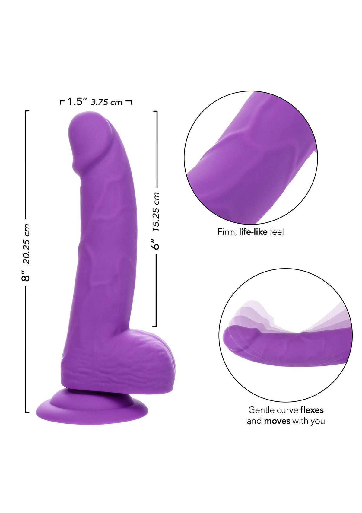 CalExotics Neon Silicone Studs 6 inch