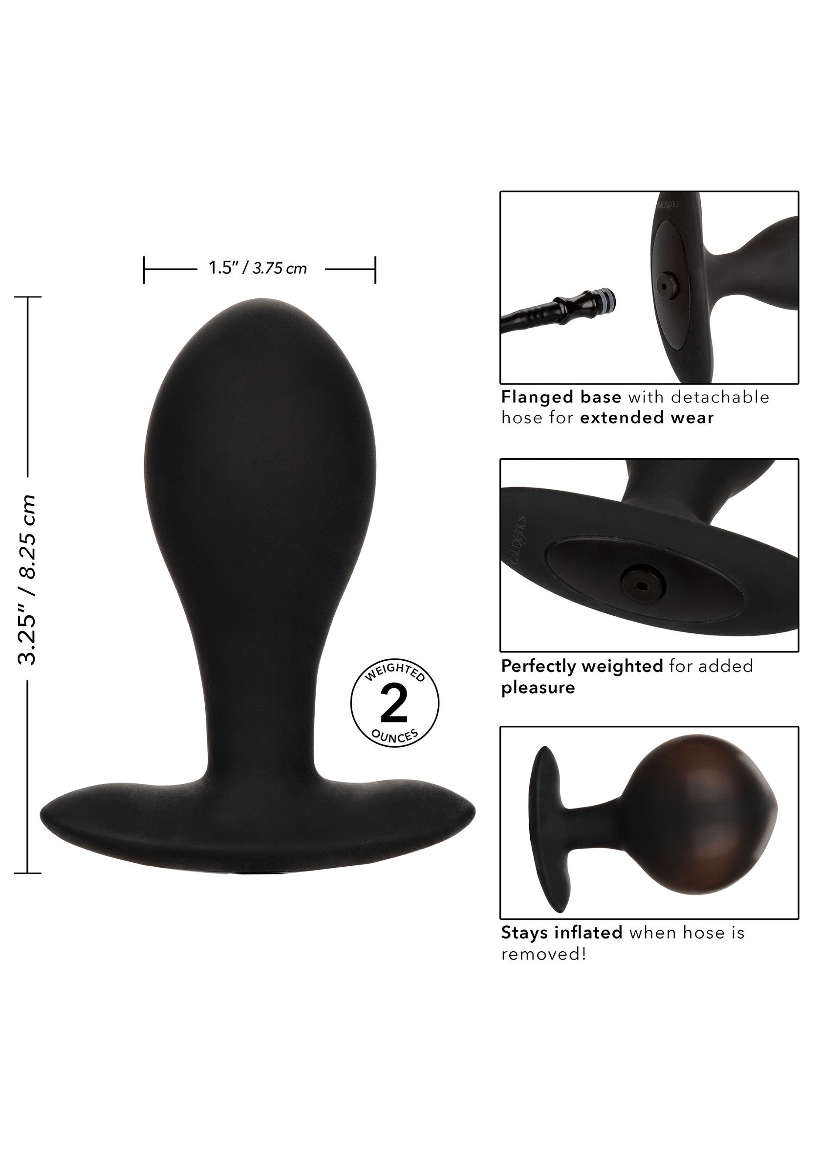 CalExotics Weighted Inflatable Plug Large