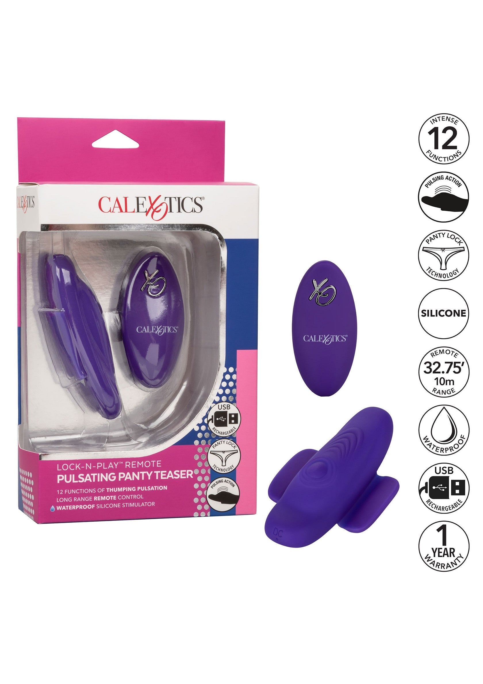 CalExotics Remote Pulsating Panty Teaser