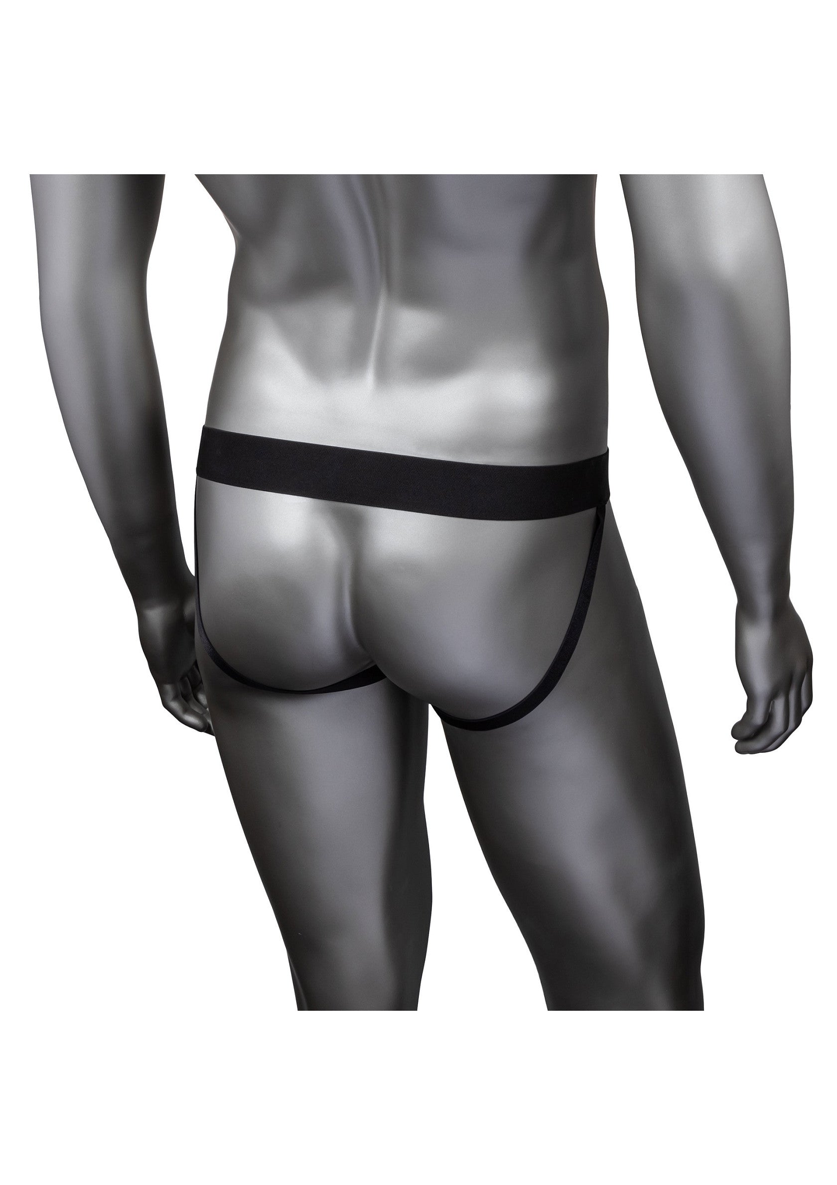 Jockstrap noir pour homme, confort et maintien optimal. Collection de sous-vêtements masculins de qualité.; Zwarte jockstrap voor heren, comfort en optimale ondersteuning. Collectie hoogwaardig herenondergoed.; Men's black jockstrap, comfort and optimal support. Collection of quality men's underwear.