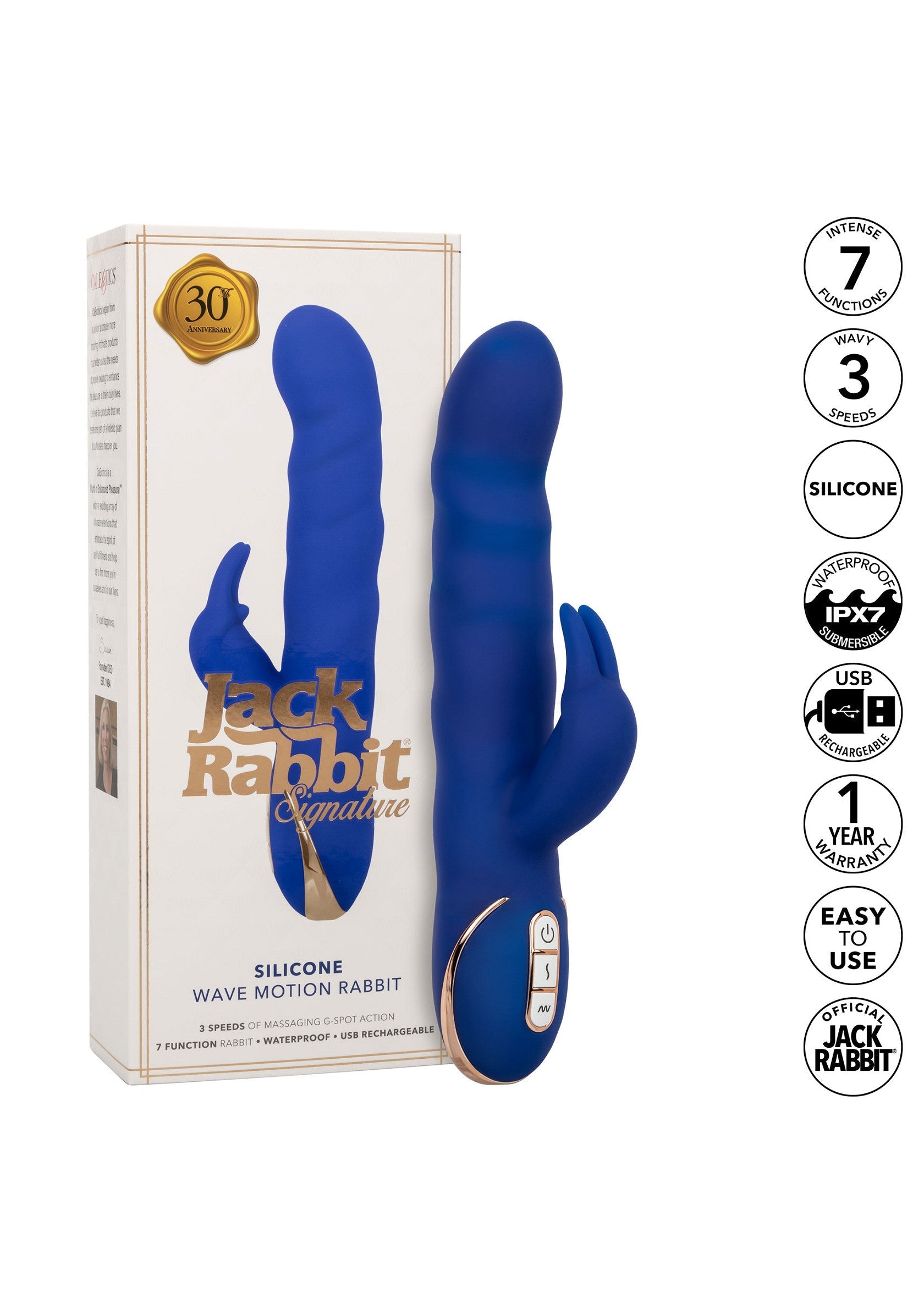 CalExotics Silicone Wave Motion Rabbit