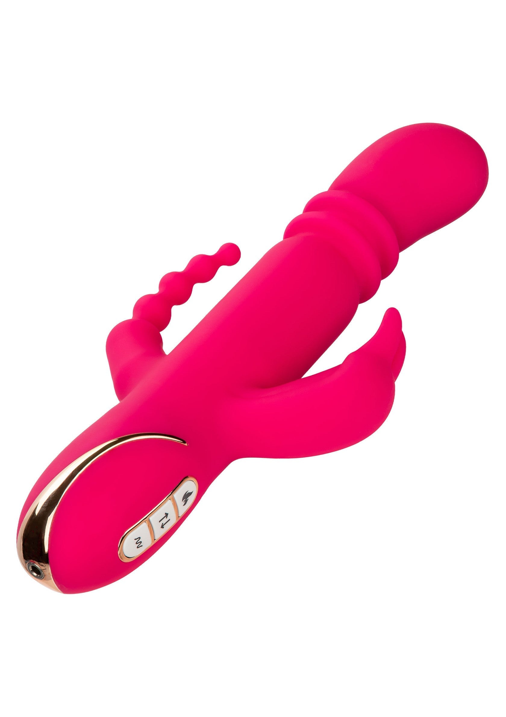 CalExotics Heated Silicone Triple Rabbit
